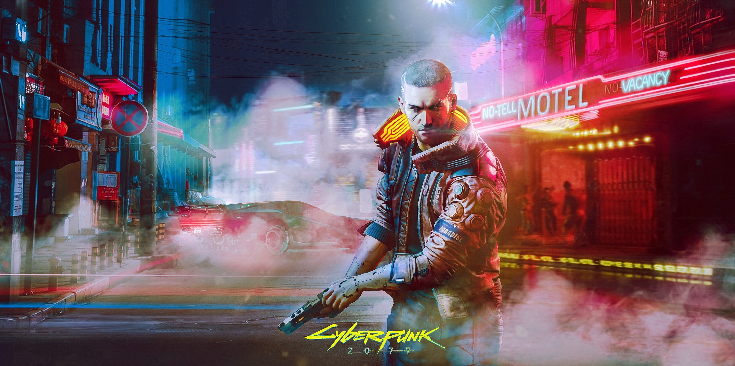 Обои game, Cyberpunk 2077, Киберпанк 2077, CD PROJEKT RED, CD Project Red  на телефон и рабочий стол, раздел игры, разрешение 2560x1274 - скачать