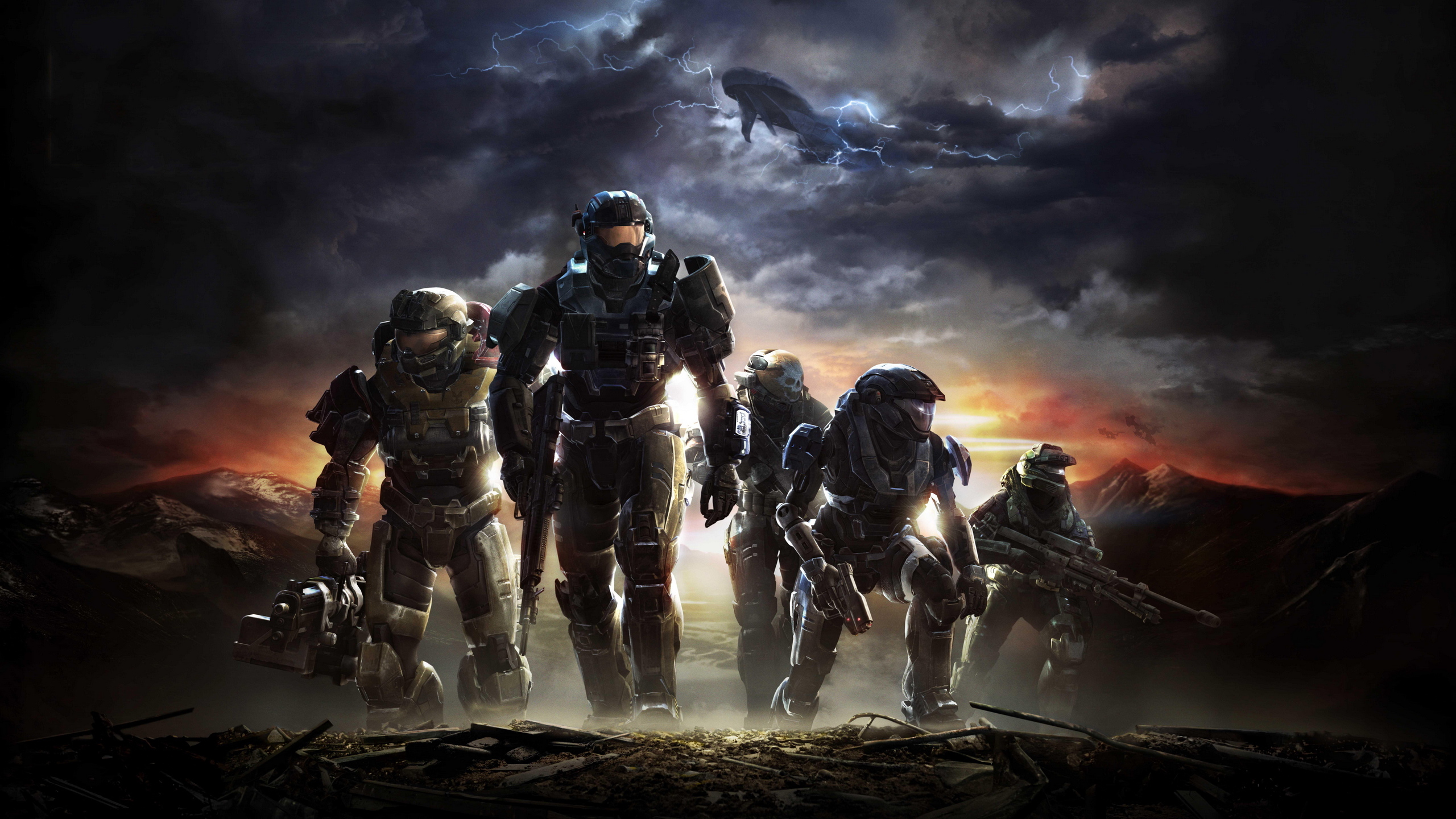 Скачать обои Halo Reach, Хало, Bungie, Reach, раздел игры в разрешении  2560x1440