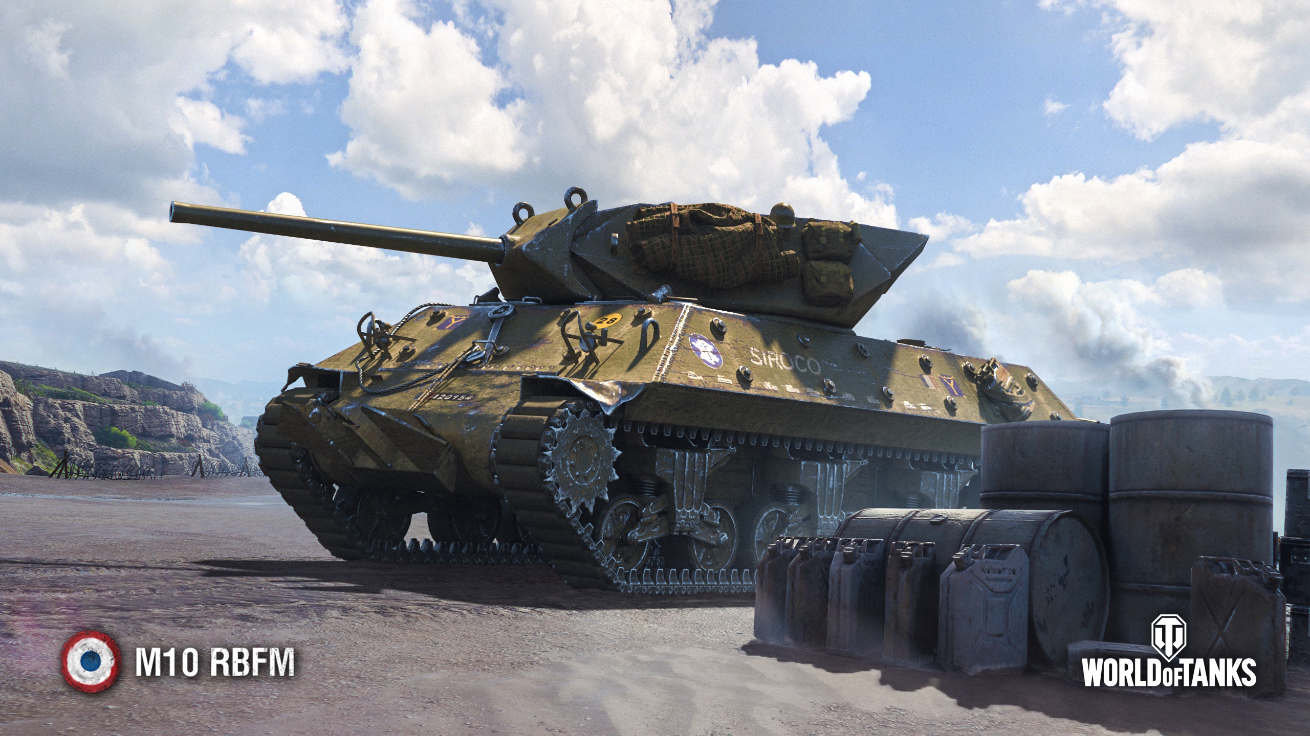 Обои WoT, World of Tanks, Wargaming, M10 RBFM на телефон и рабочий стол,  раздел игры, разрешение 2560x1440 - скачать