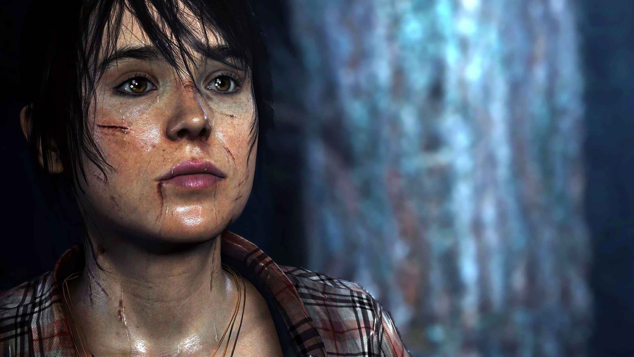 Скачать обои девушка, beyond two souls, beyond: two souls, за гранью две  души, за гранью: две души, Джоди, раздел игры в разрешении 2560x1440