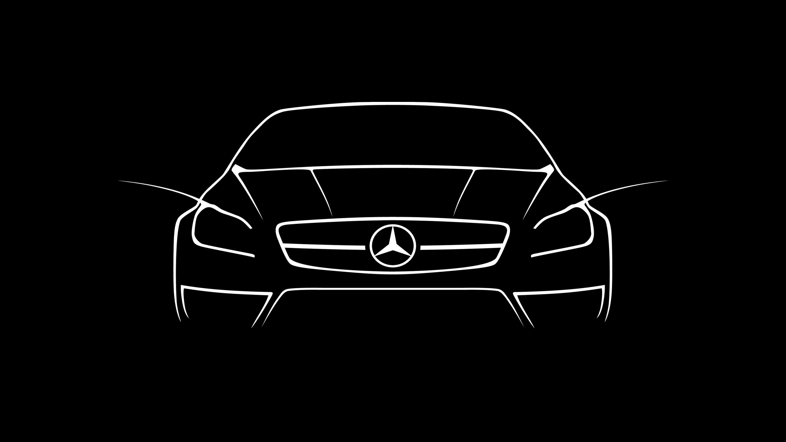 Скачать обои white, amg, draw, cls, mercdedes, mercedes cls 63 amg, раздел  mercedes в разрешении 2560x1440