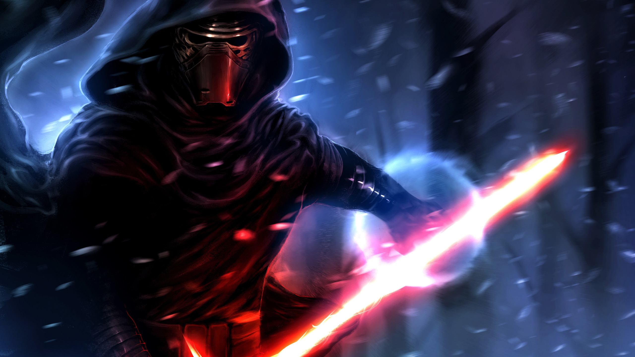 Скачать обои lightsaber, sith, Star Wars: The Force Awakens, Kylo Ren, Star  Wars: Episode VII The Force Awakens, раздел фильмы в разрешении 2560x1440