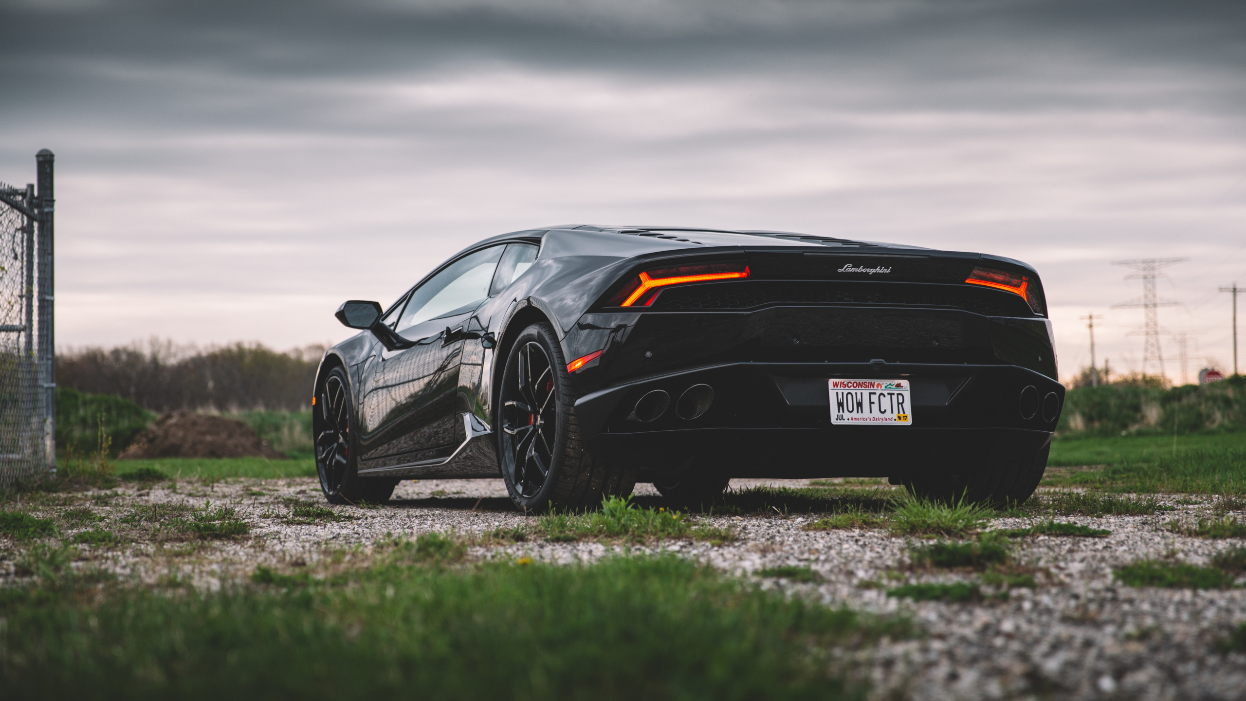 Lamborghini Huracan Night 4k