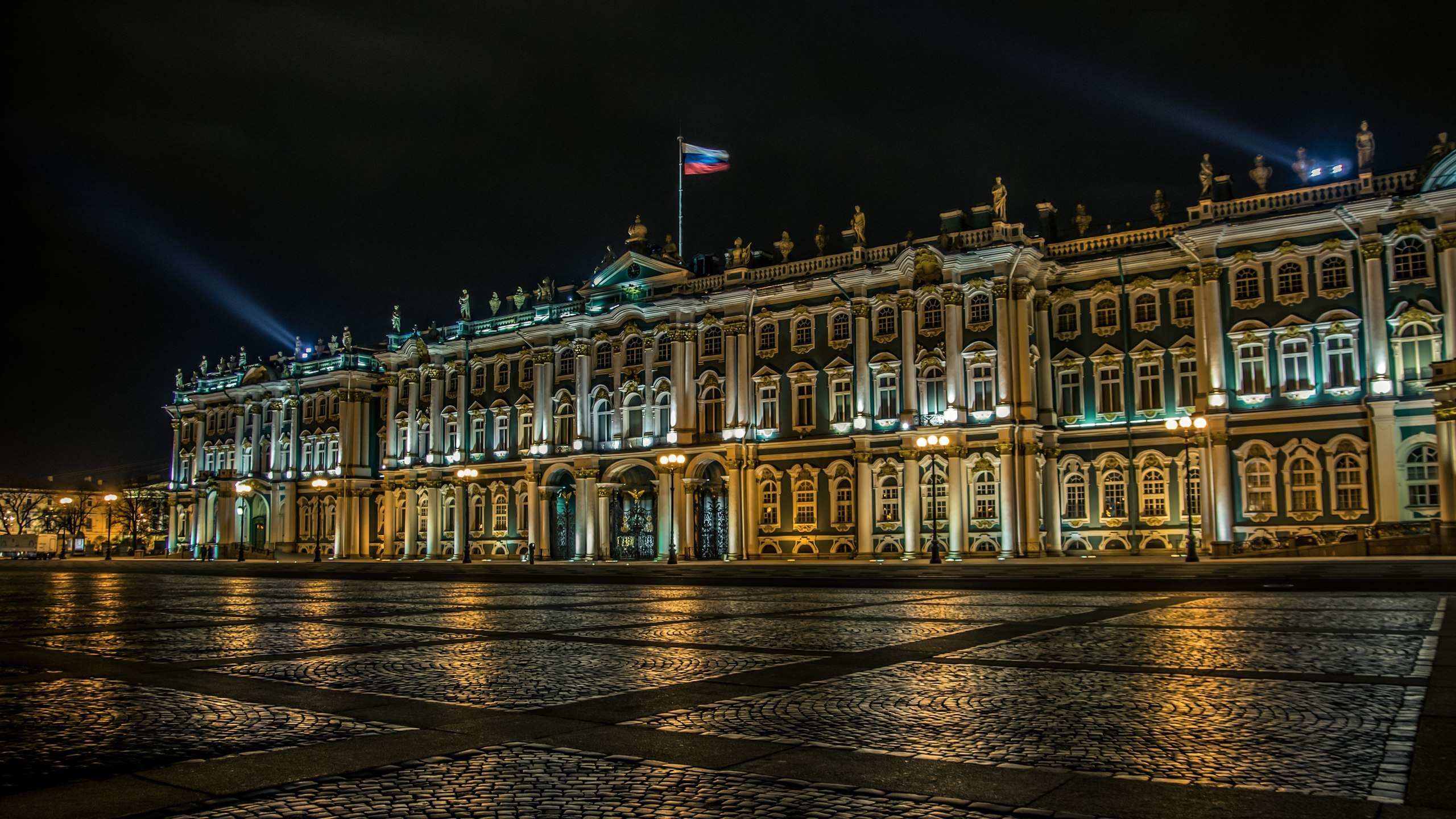 дворцовая площадь в санкт петербурге ночью