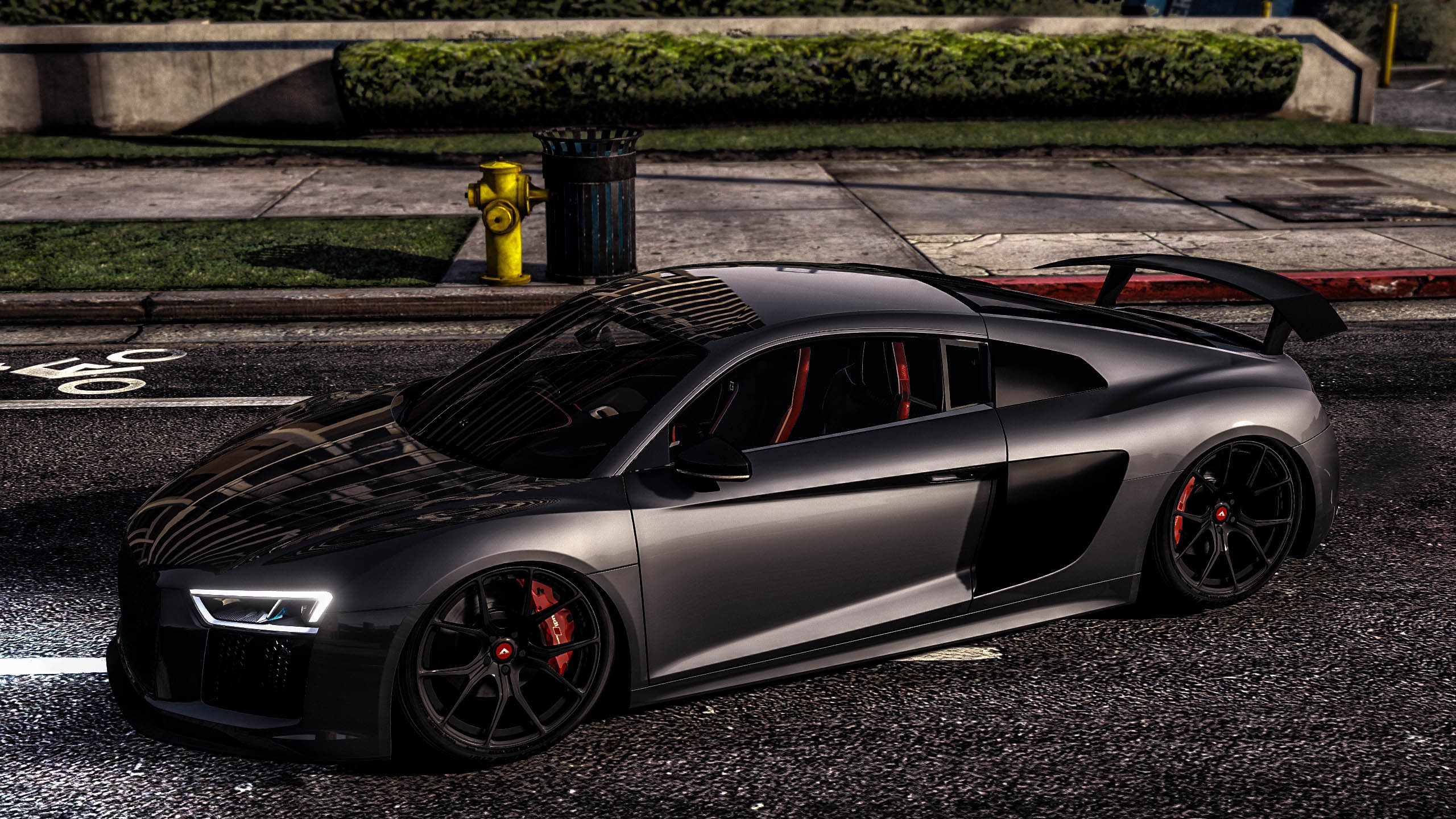 Скачать обои Audi R8, GTA, Grand Theft Auto V, раздел игры в разрешении  2560x1440