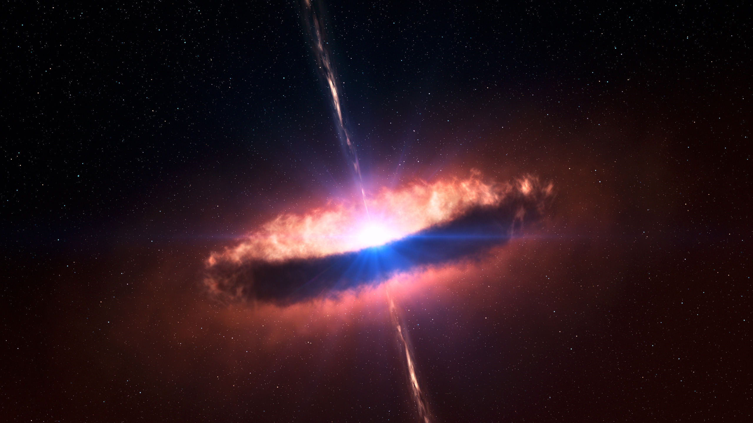 Новая звезда во вселенной рождается. Черная дыра Квазар. Квазар s50014+81. Gamma ray Burst. Квазар Галактика.