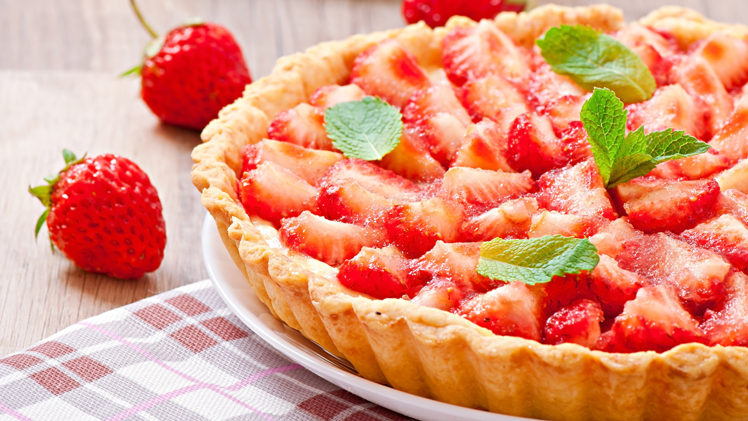 Strawberry pie