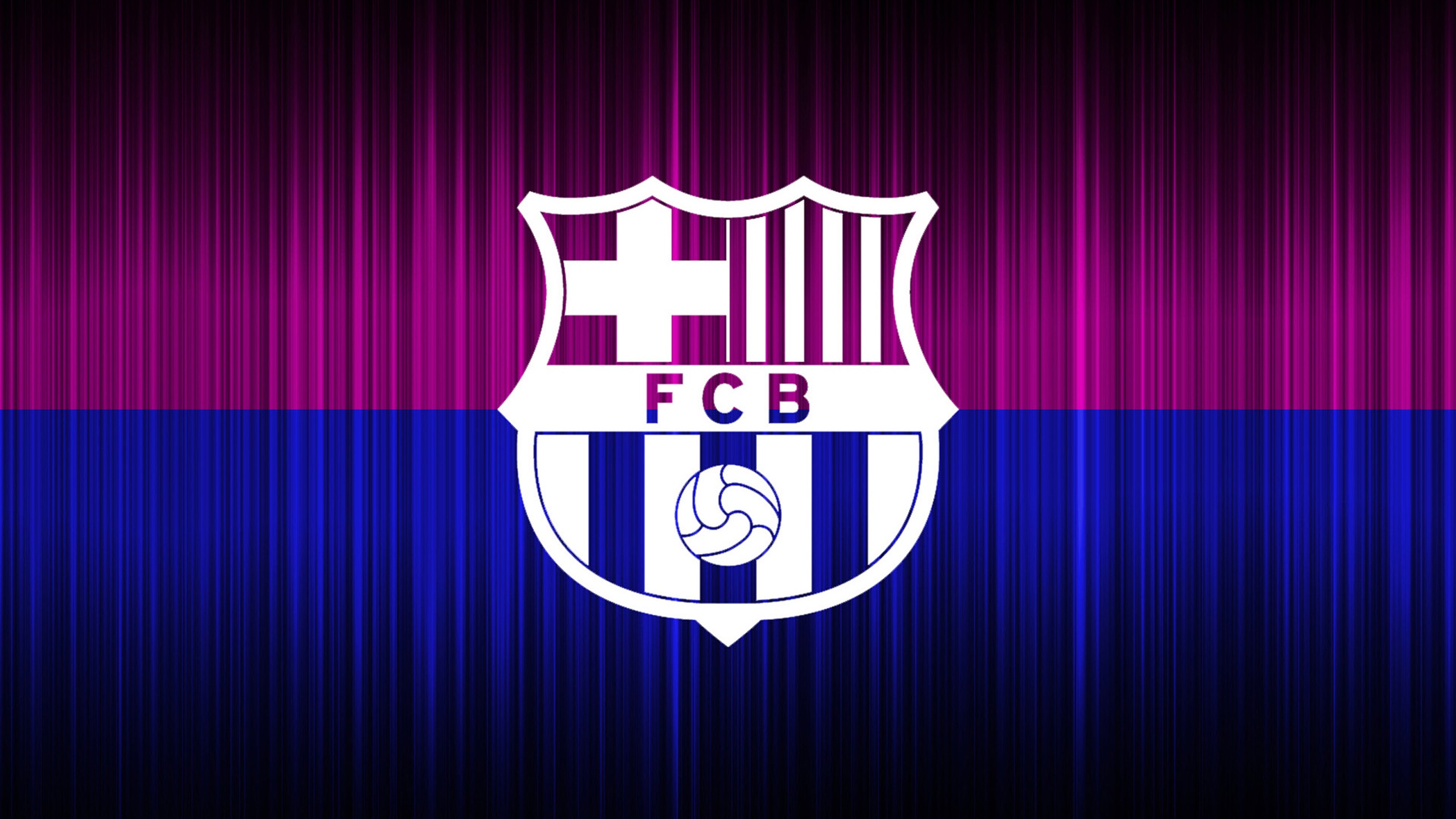 Обои wallpaper, sport, logo, football, FC Barcelona на телефон и рабочий  стол, раздел спорт, разрешение 2560x1440 - скачать