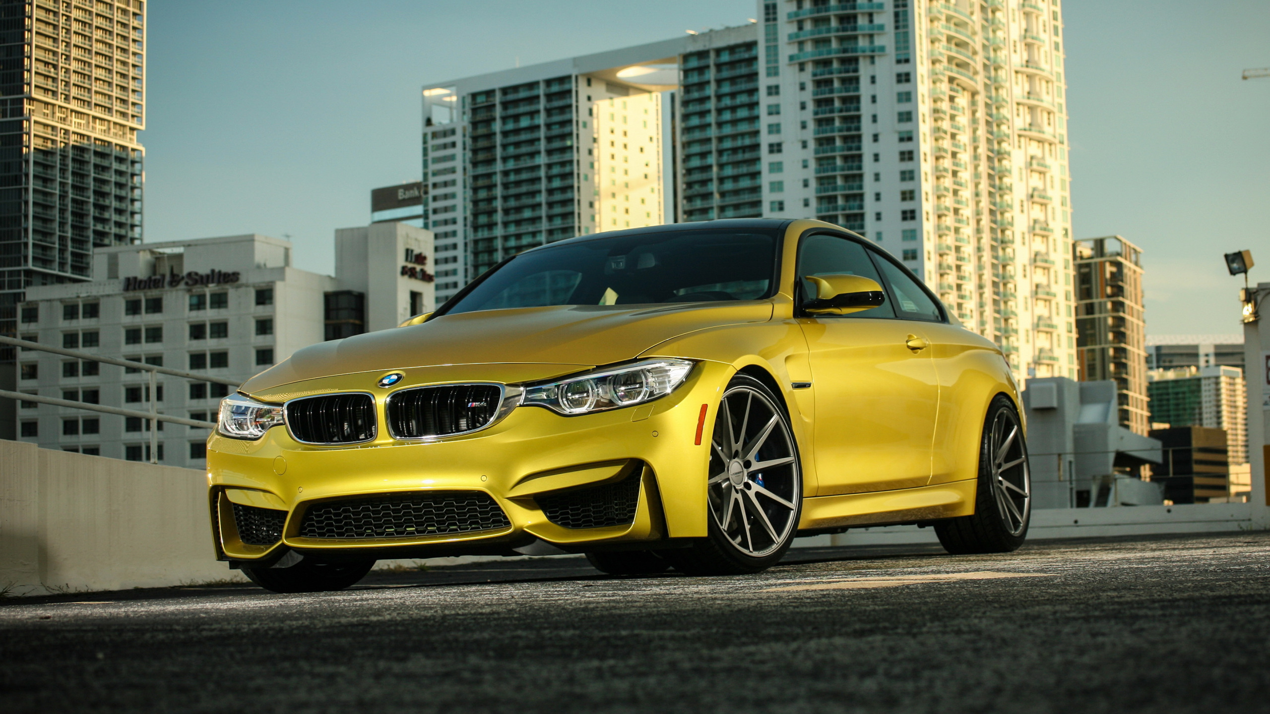 BMW m5 Gold Wheels