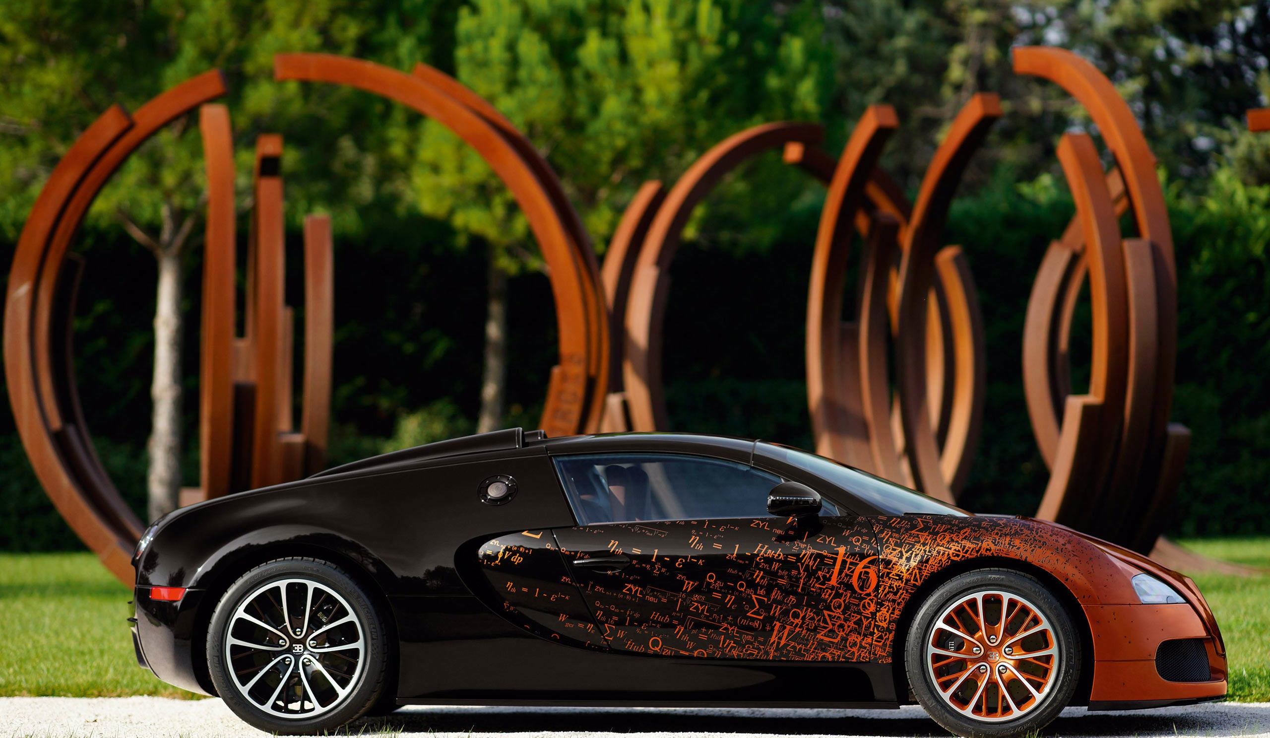 Обои тюнинг, bugatti veyron, вид сбоку, бугатти вейрон, Grand Sport Bernar  Venet на телефон и рабочий стол, раздел машины, разрешение 2560x1487 -  скачать