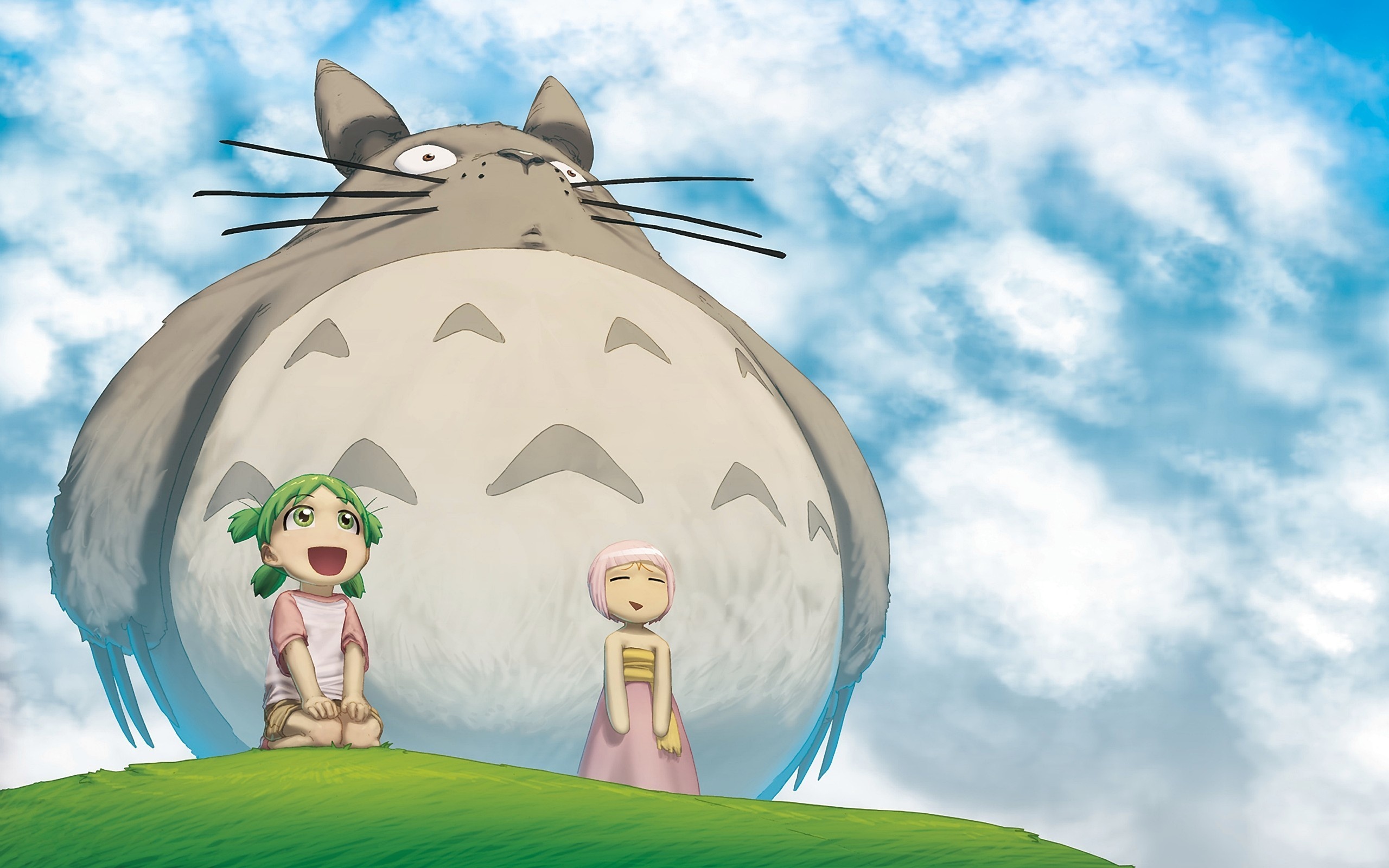 Обои мой сосед тоторо, My Neighbor Totoro, Tonari no Totoro на телефон и  рабочий стол, раздел аниме, разрешение 2560x1600 - скачать