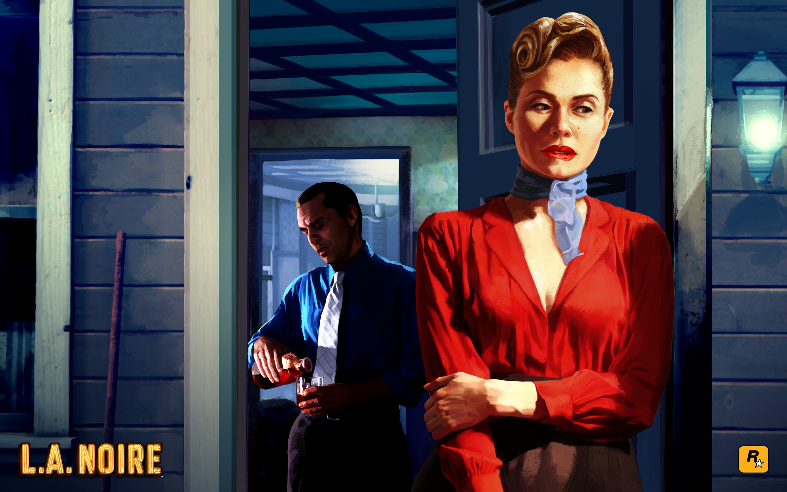 Обои investigation, l.a. noire, lorna на телефон и рабочий стол, раздел игры,  разрешение 2560x1600 - скачать