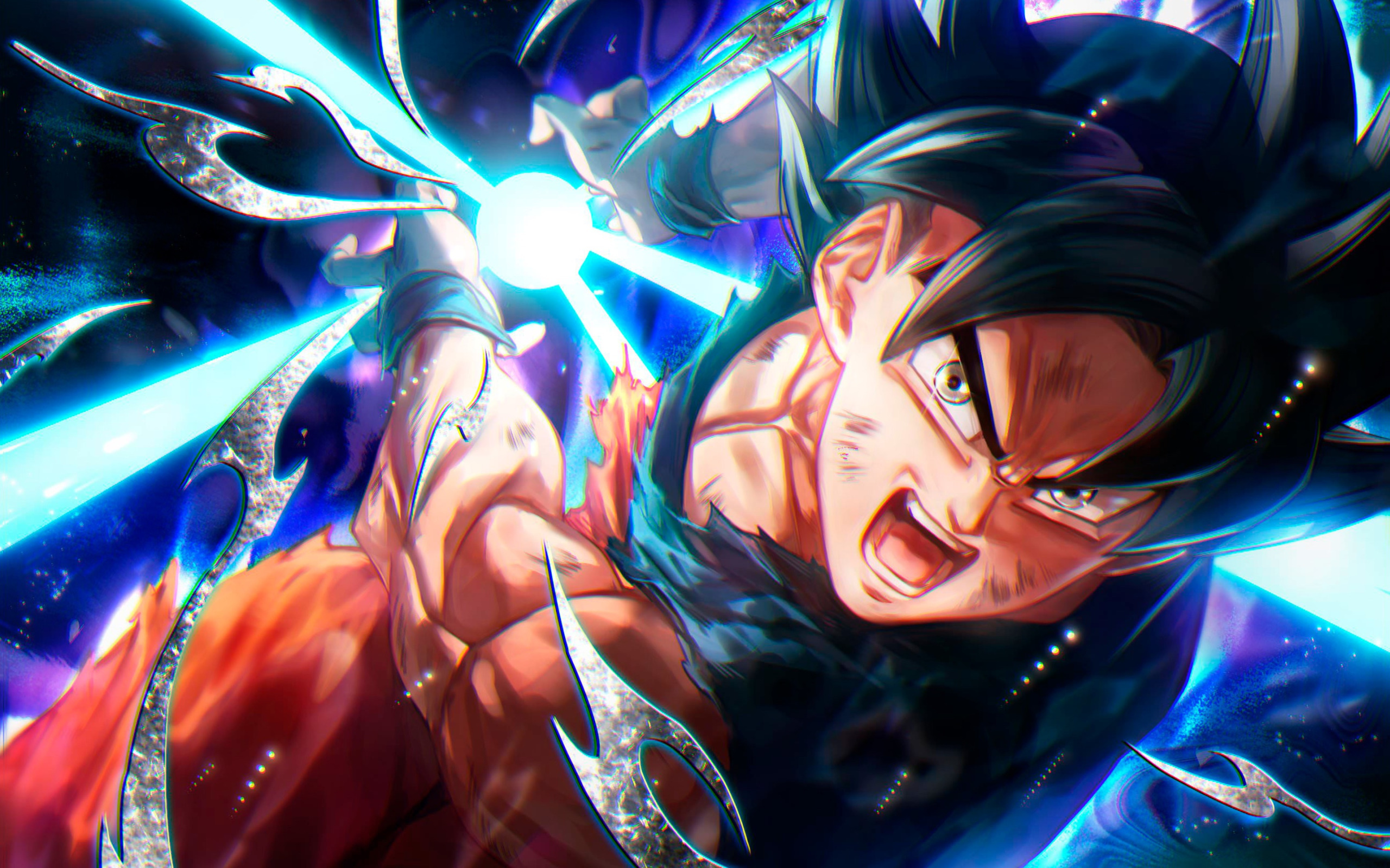 Скачать обои DBS, anime, manga, Son Goku, Dragon Ball, Goku, Dragon Ball  Super, japonese, раздел сёнэн в разрешении 2560x1600