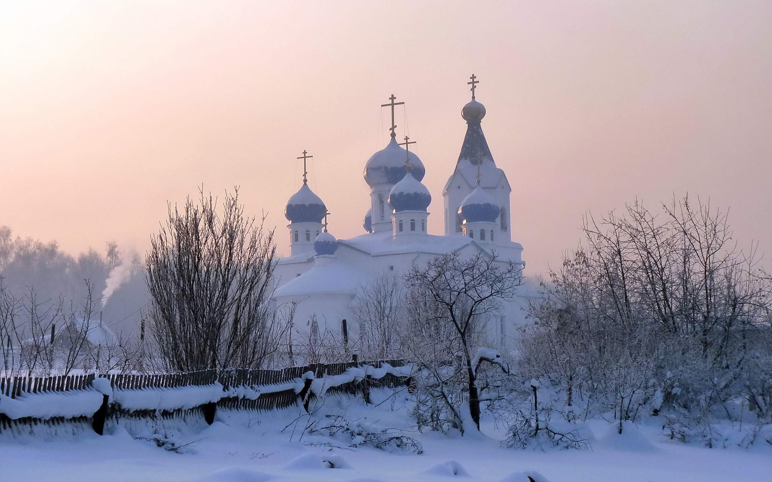 Сясьстрой зима Церковь