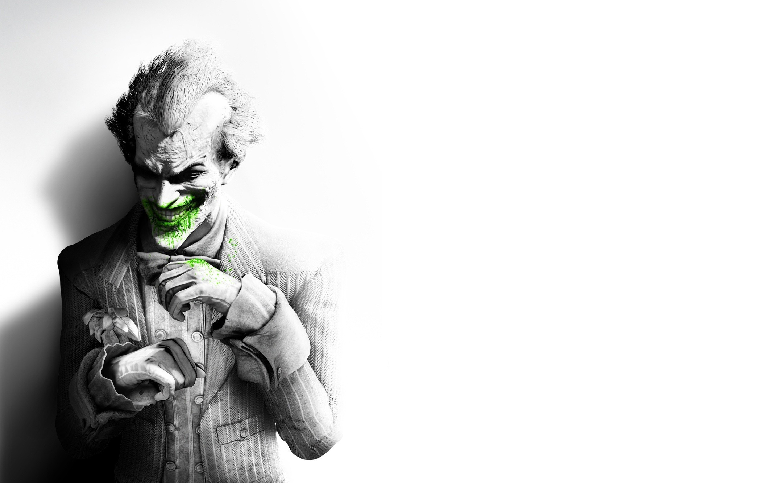 Обои batman, joker, arkham city на телефон и рабочий стол, раздел игры,  разрешение 2560x1600 - скачать