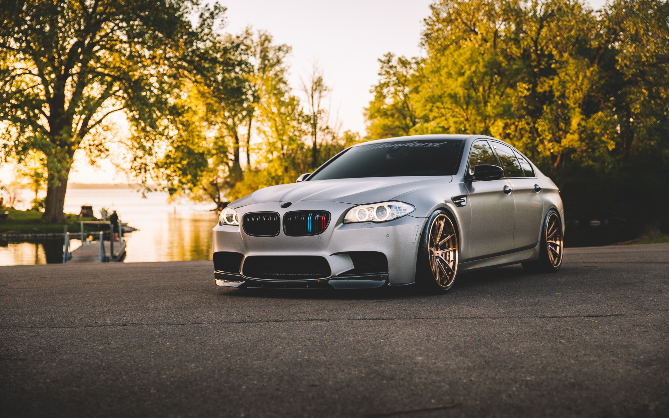 BMW m5 Gold Wheels