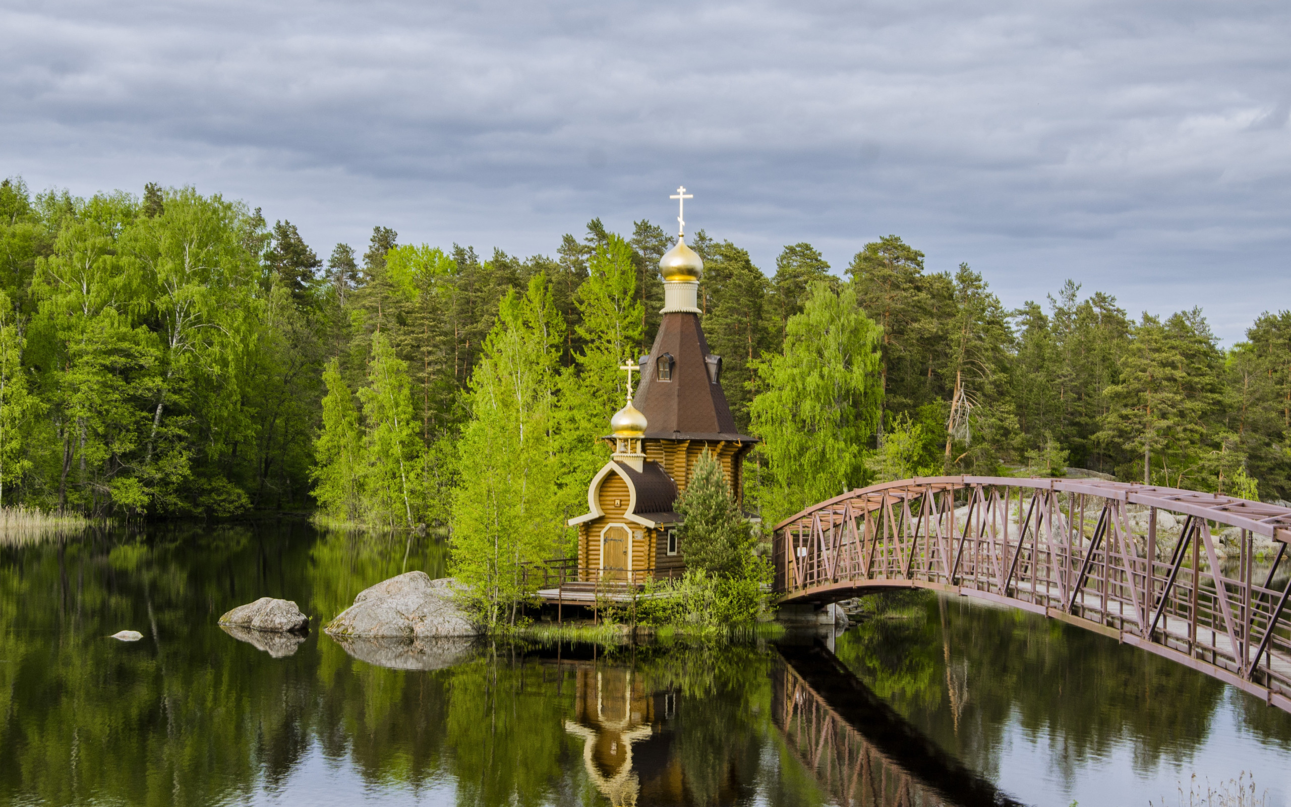 Церковь андрея первозванного на вуоксе фото