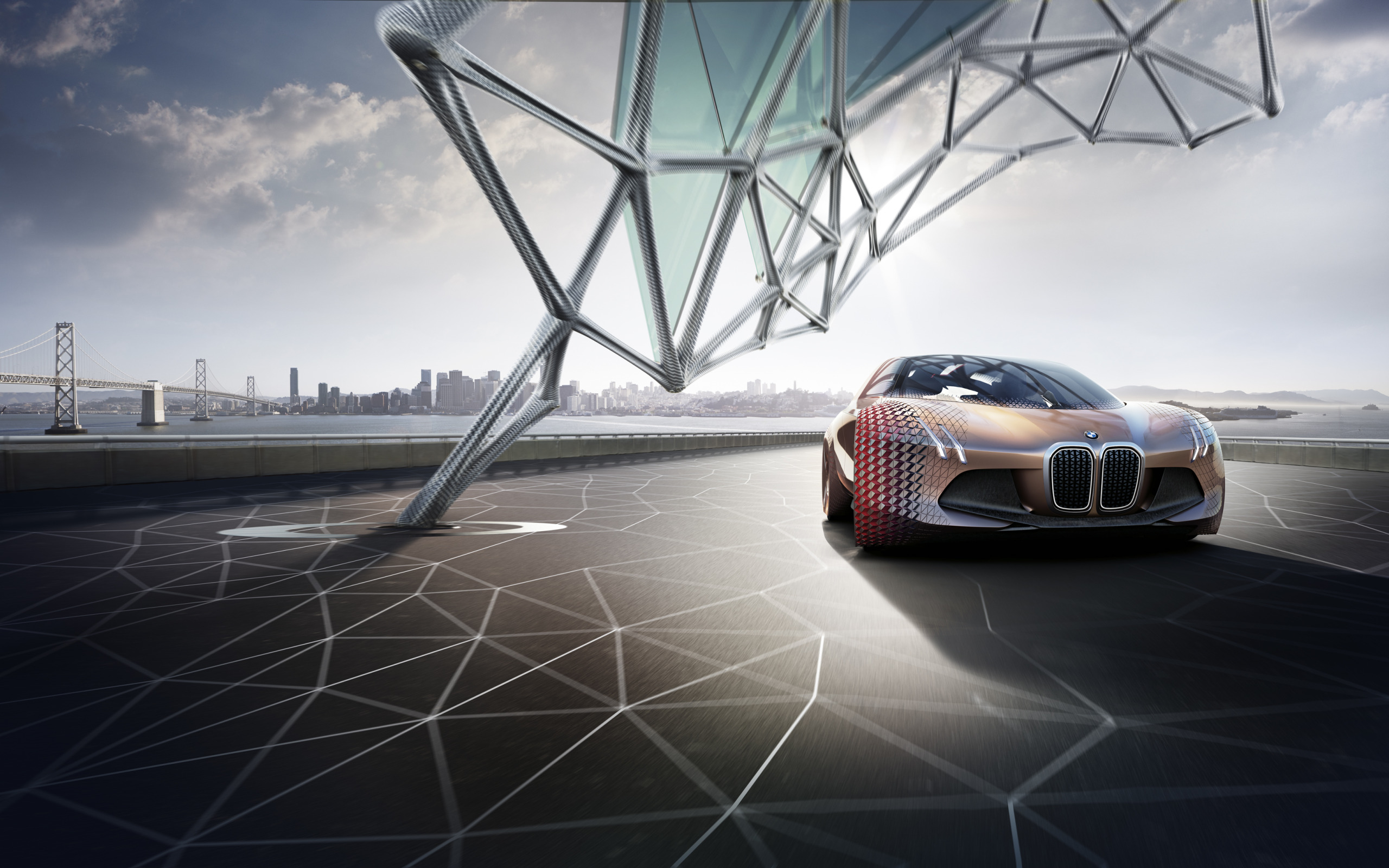 Скачать обои машина, авто, будущее, concept, BMW, future, БМВ, концепт,  раздел bmw в разрешении 2560x1600