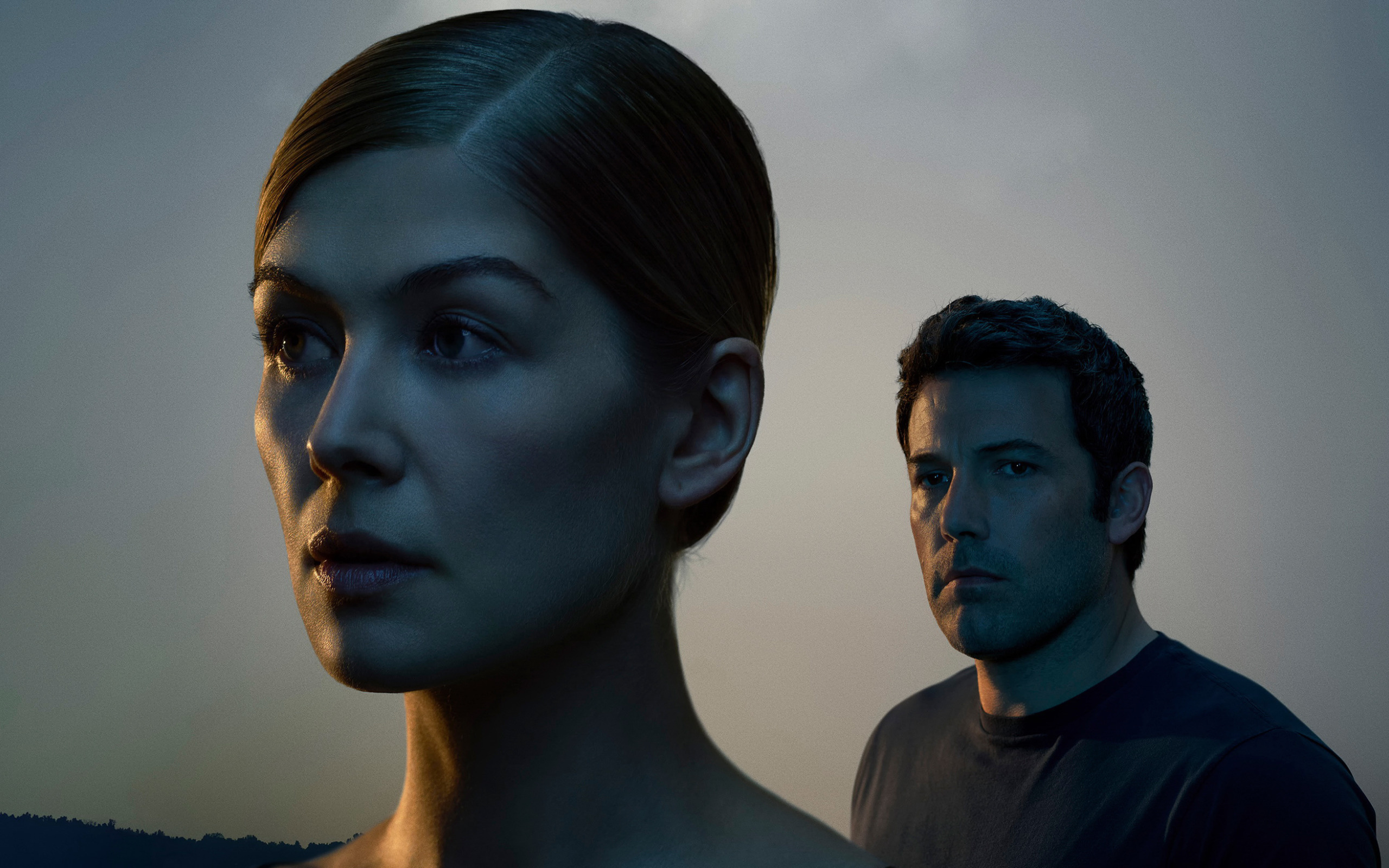 Скачать обои Rosamund Pike, Ben Affleck, Исчезнувшая, Gone Girl, раздел  фильмы в разрешении 2560x1600