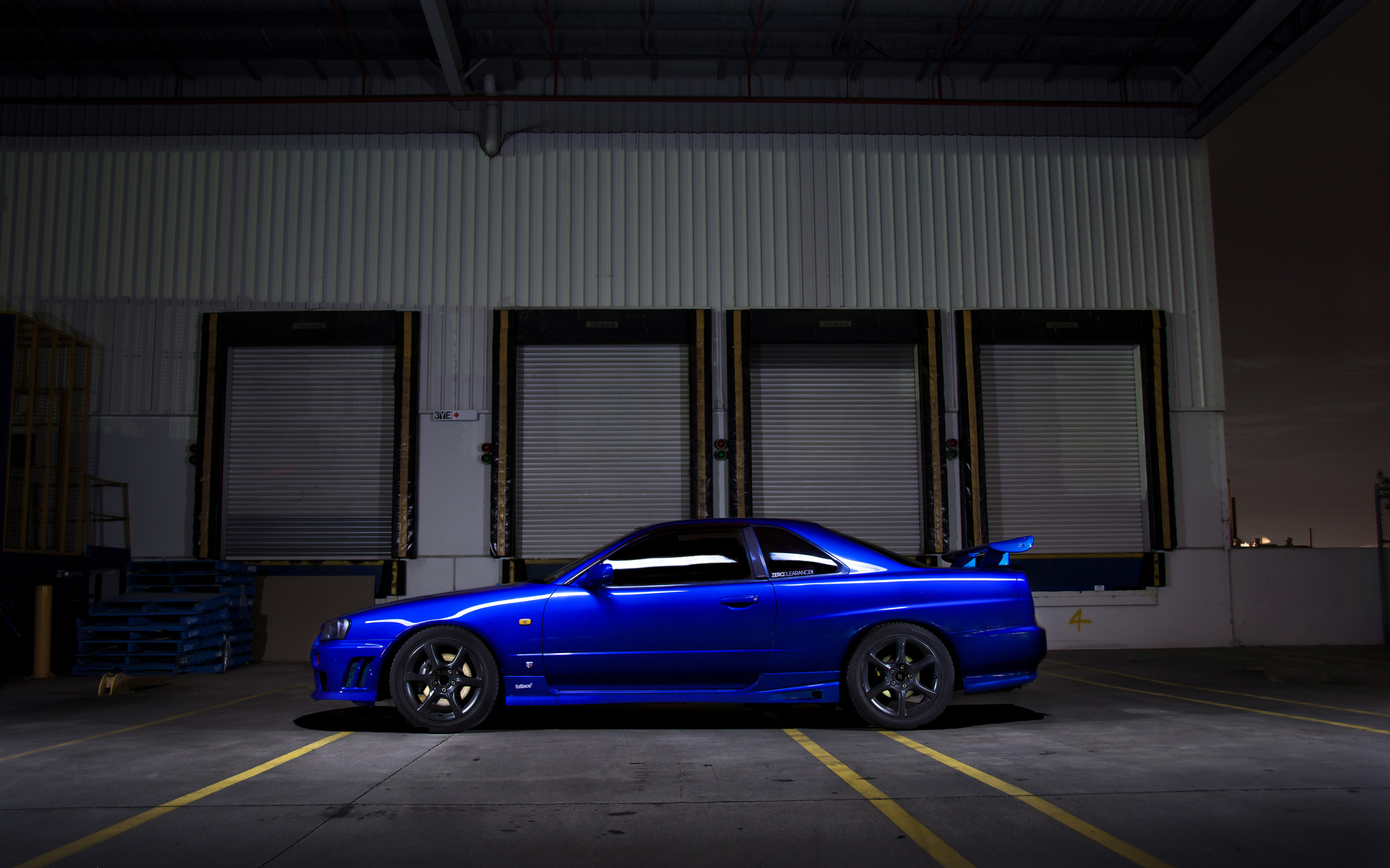 Skyline r34 GTR черный