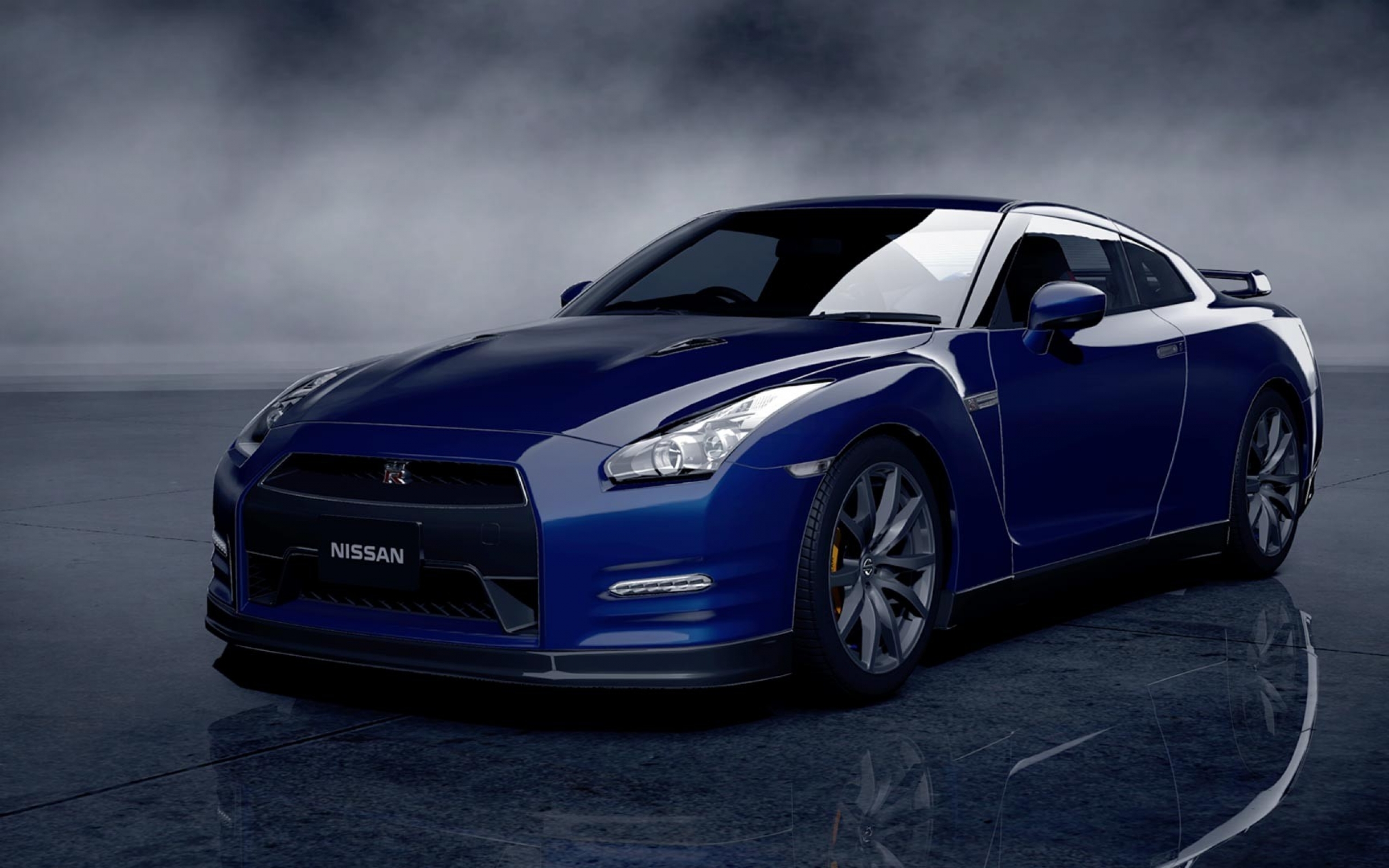 Обои gran turismo 5, blue, jdm, R35, Nissan GTR на телефон и рабочий стол,  раздел nissan, разрешение 2560x1600 - скачать