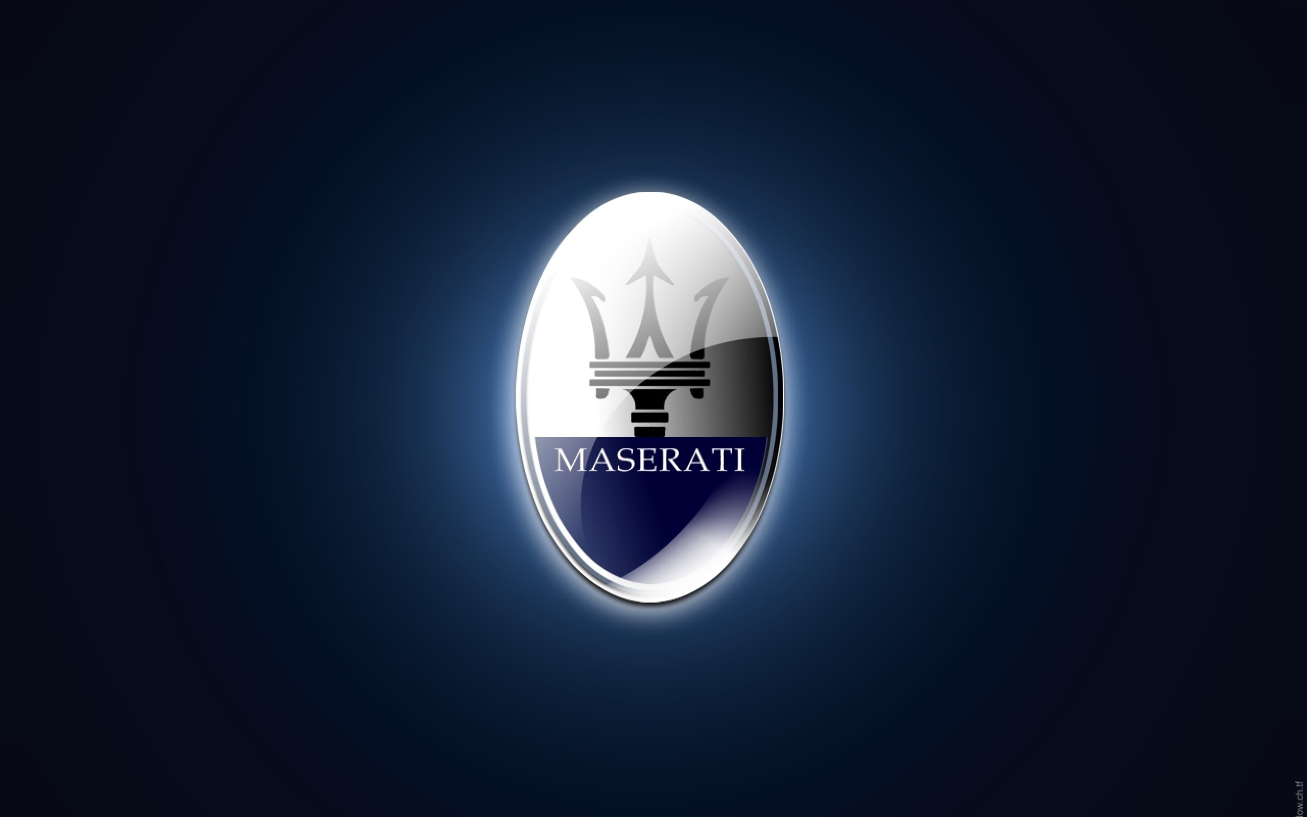 Скачать обои Maserati, трезубец, Logo, итальянская компания, раздел  maserati в разрешении 2560x1600