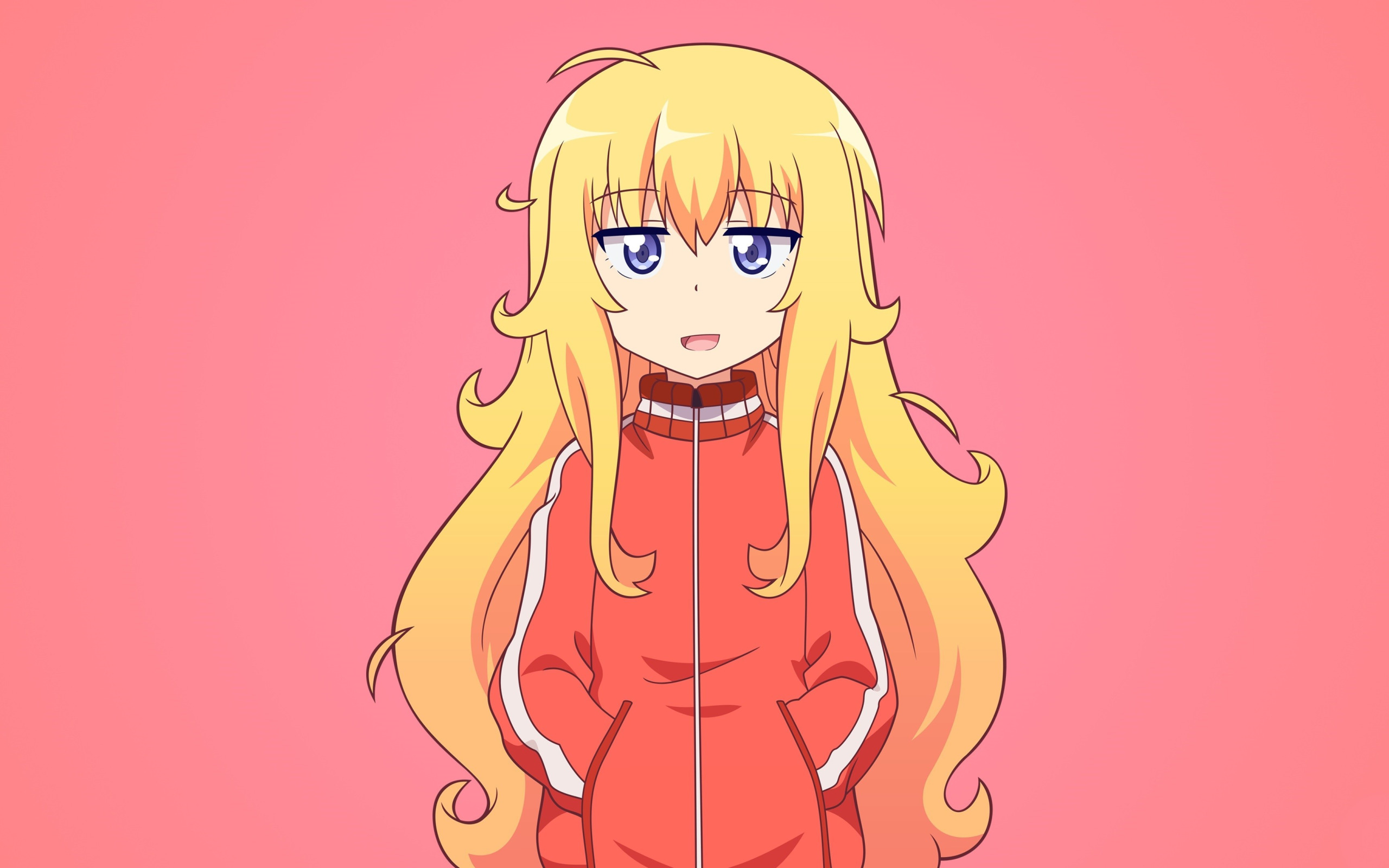 Скачать обои anime, angel, blonde, asian, japanese, Gabriel, tenshi,  Gabriel DropOut, раздел сёдзё в разрешении 2560x1600