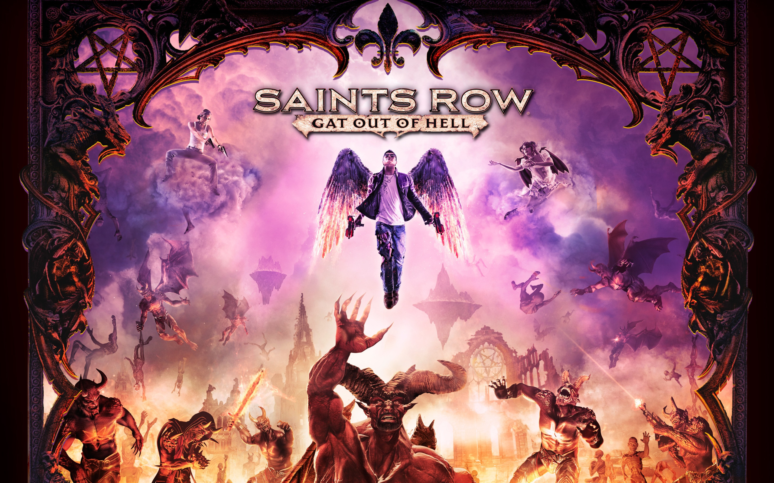 Saint's row get out of hell. Саинтс ров gat out of Hell. Saints Row gat of Hell. Gat out of Hell. Saints Row: gat out of Hell игра.