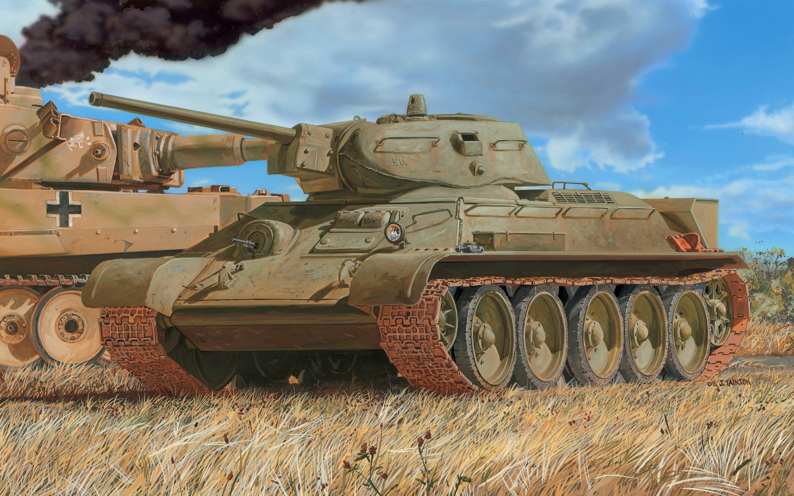 T 34 рисунок