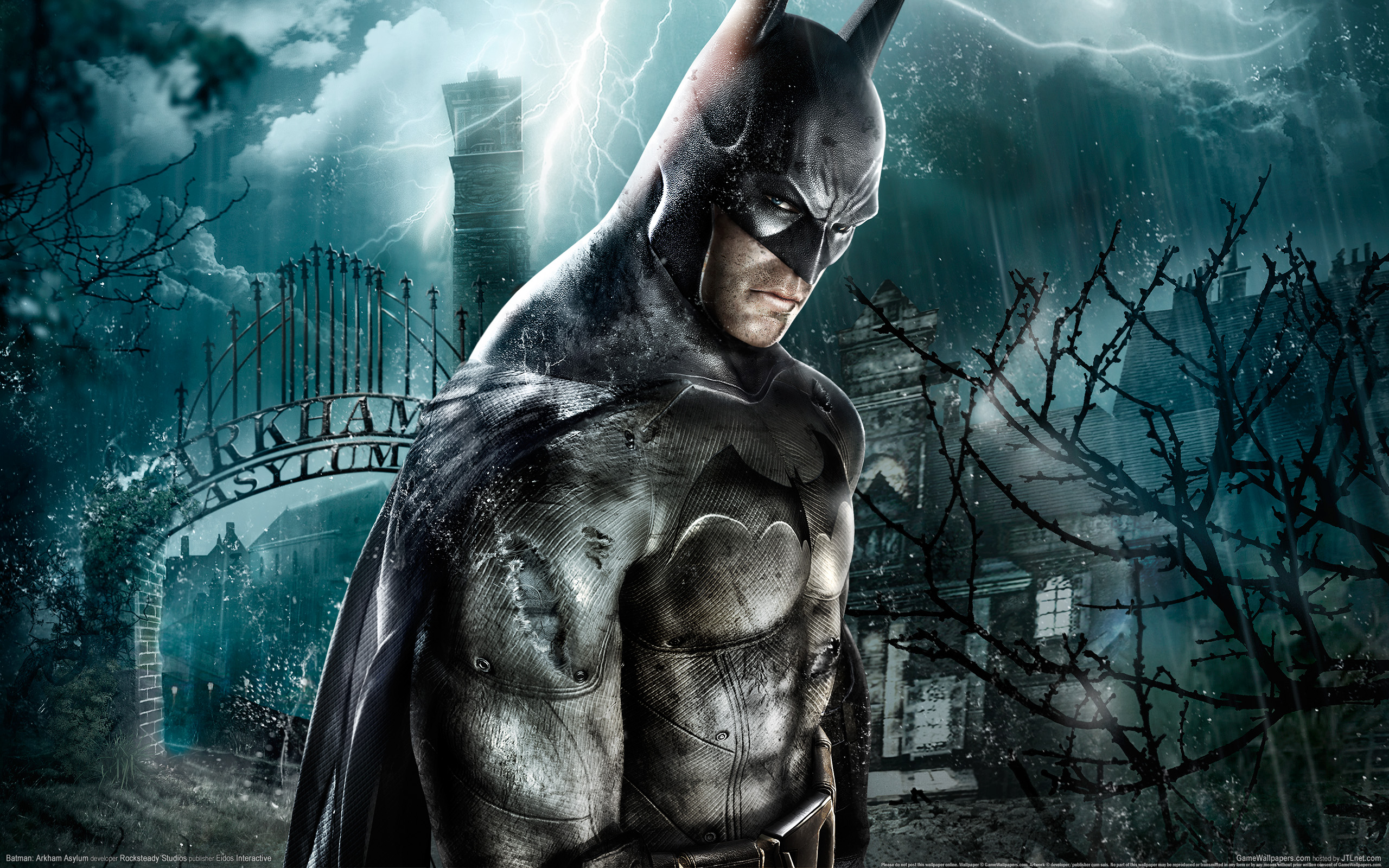 Обои дом, картина, Batman: Arkham Asylum на телефон и рабочий стол, раздел  игры, разрешение 2560x1600 - скачать