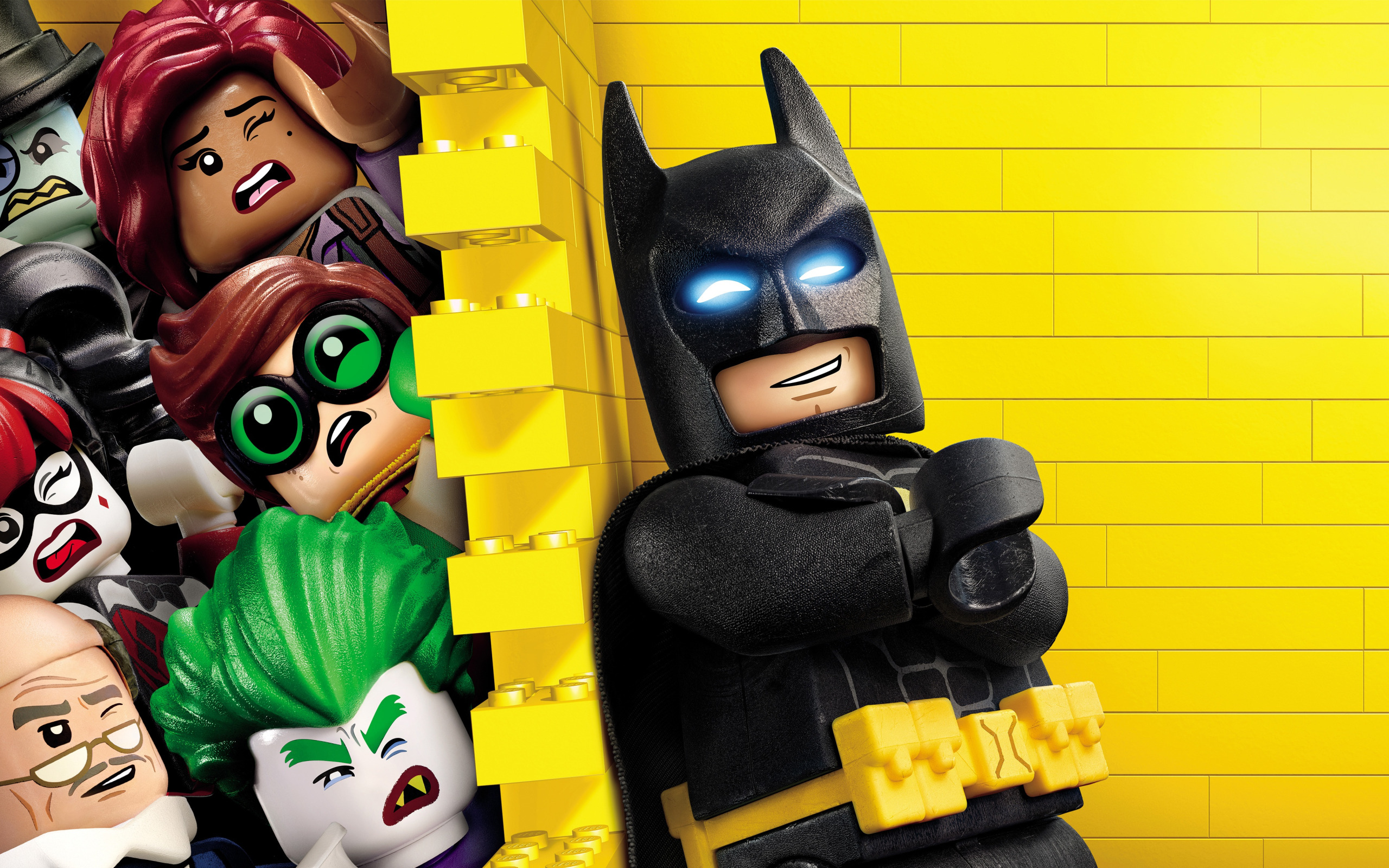 Скачать обои мультфильм, Лего, Batman, Бетман, Бэт-мен, The Lego, раздел  фильмы в разрешении 2560x1600