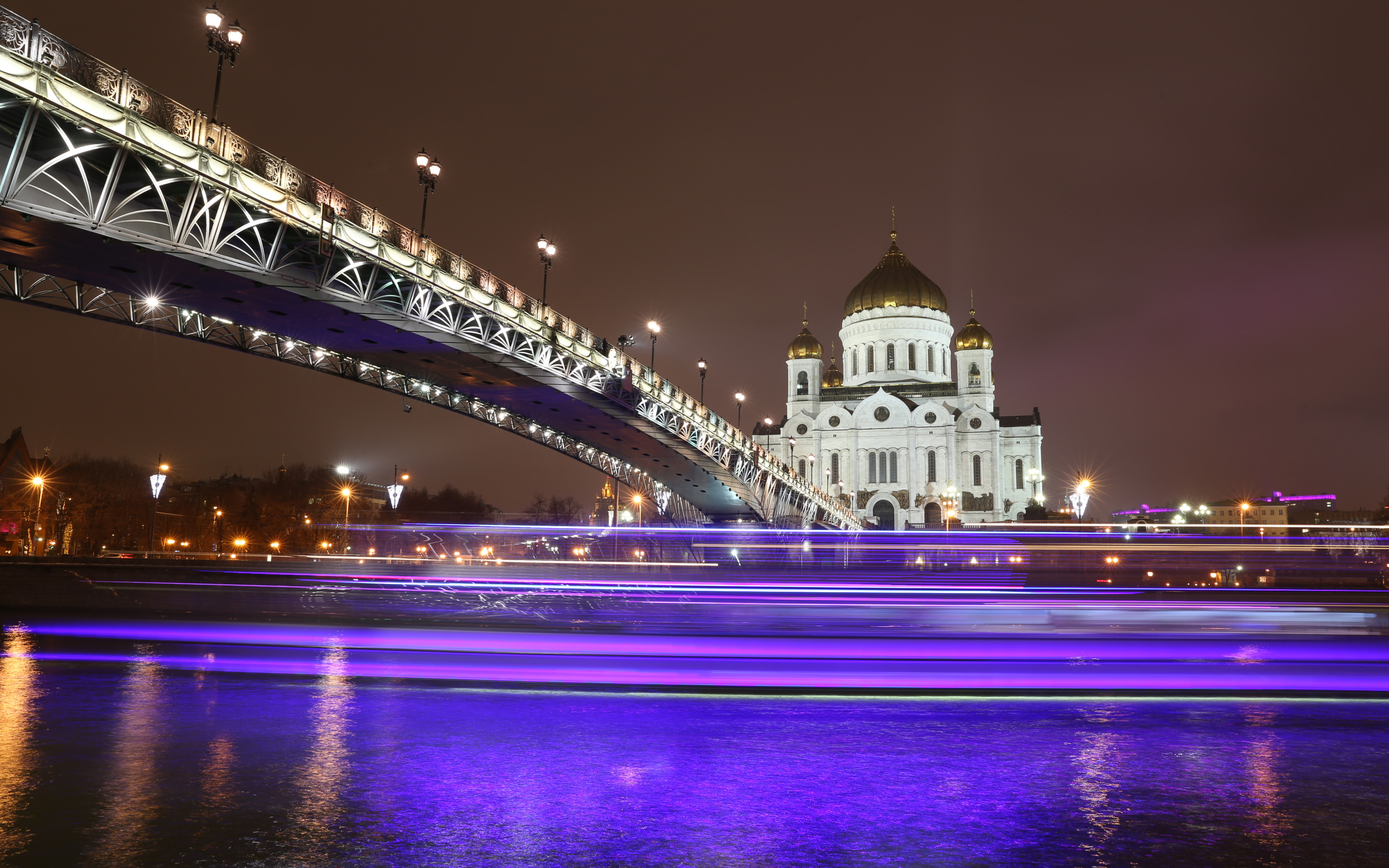 мосты москвы ночное
