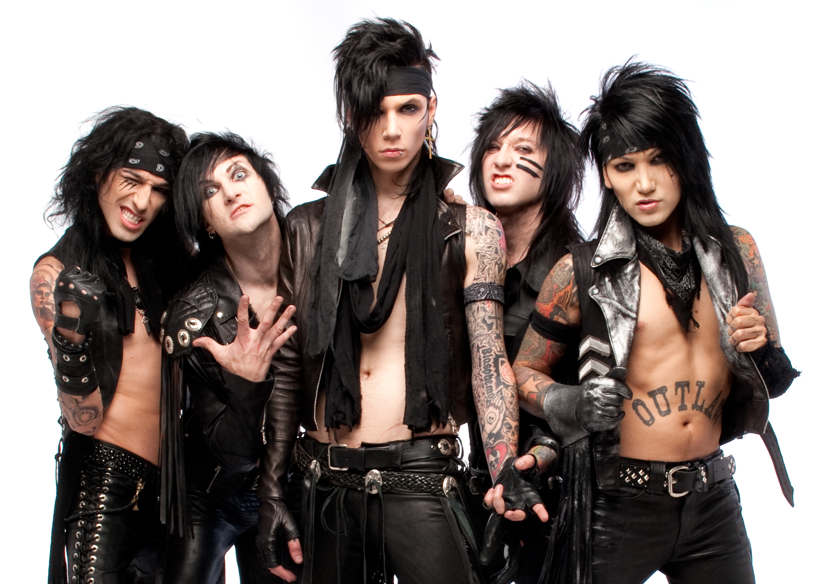 Группы поющие металл. Группа Black Veil Brides. Black Veil Brides 2011. Black Veil Brides вокалист. Рок группа Black Veil Brides.