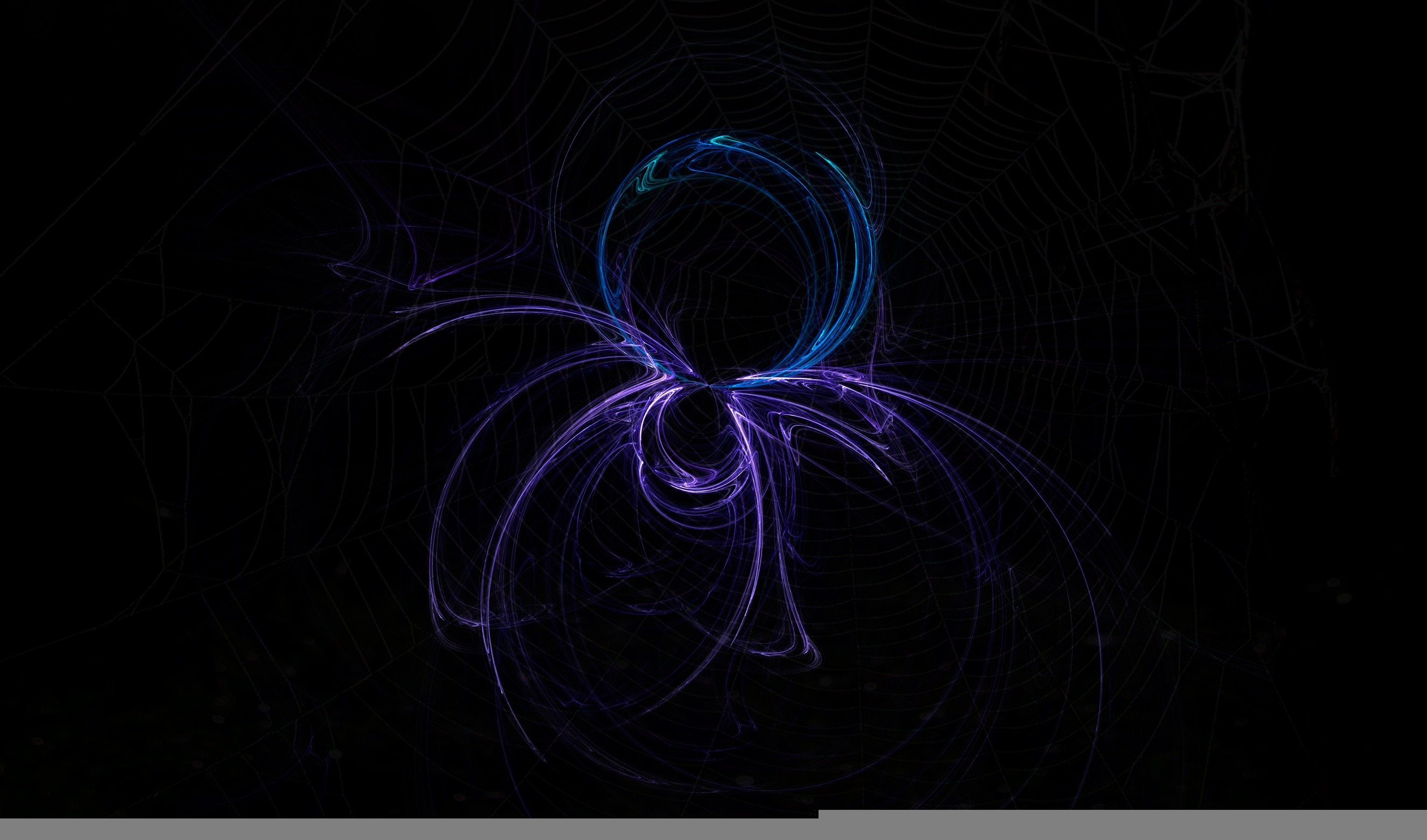 Обои линии, абстракция, паук, темные обои на телефон и рабочий стол, раздел  абстракции, разрешение 2650x1560 - скачать