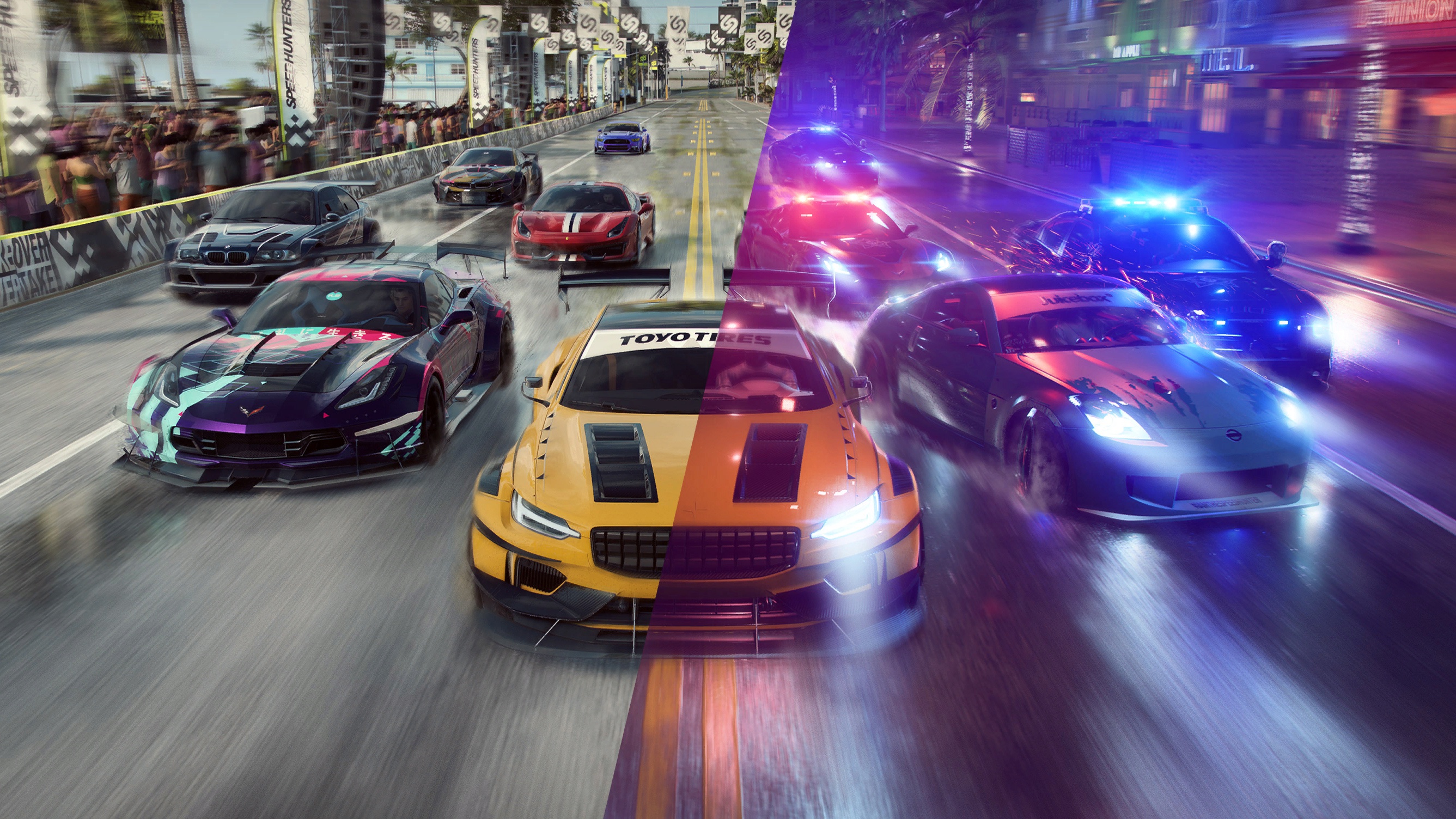 Обои NFS, Electronic Arts, Need For Speed, 2019, Need For Speed Heat на  телефон и рабочий стол, раздел игры, разрешение 2673x1504 - скачать