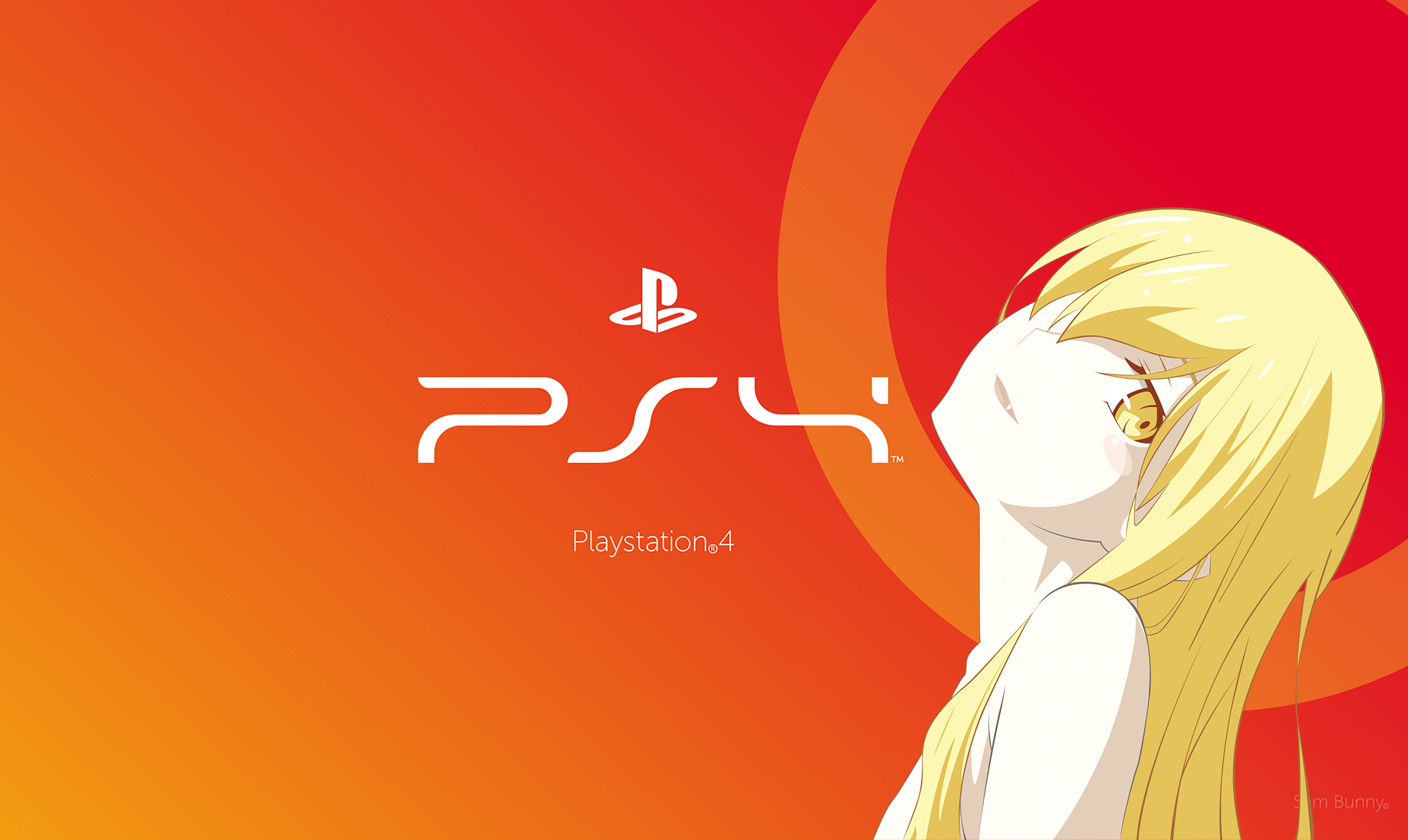 Обои game, Anime, sony, bakemonogatari, oshino shinobu, playstation,  nisemonogatari, PS4 на телефон и рабочий стол, раздел прочее, разрешение  2680x1600 - скачать