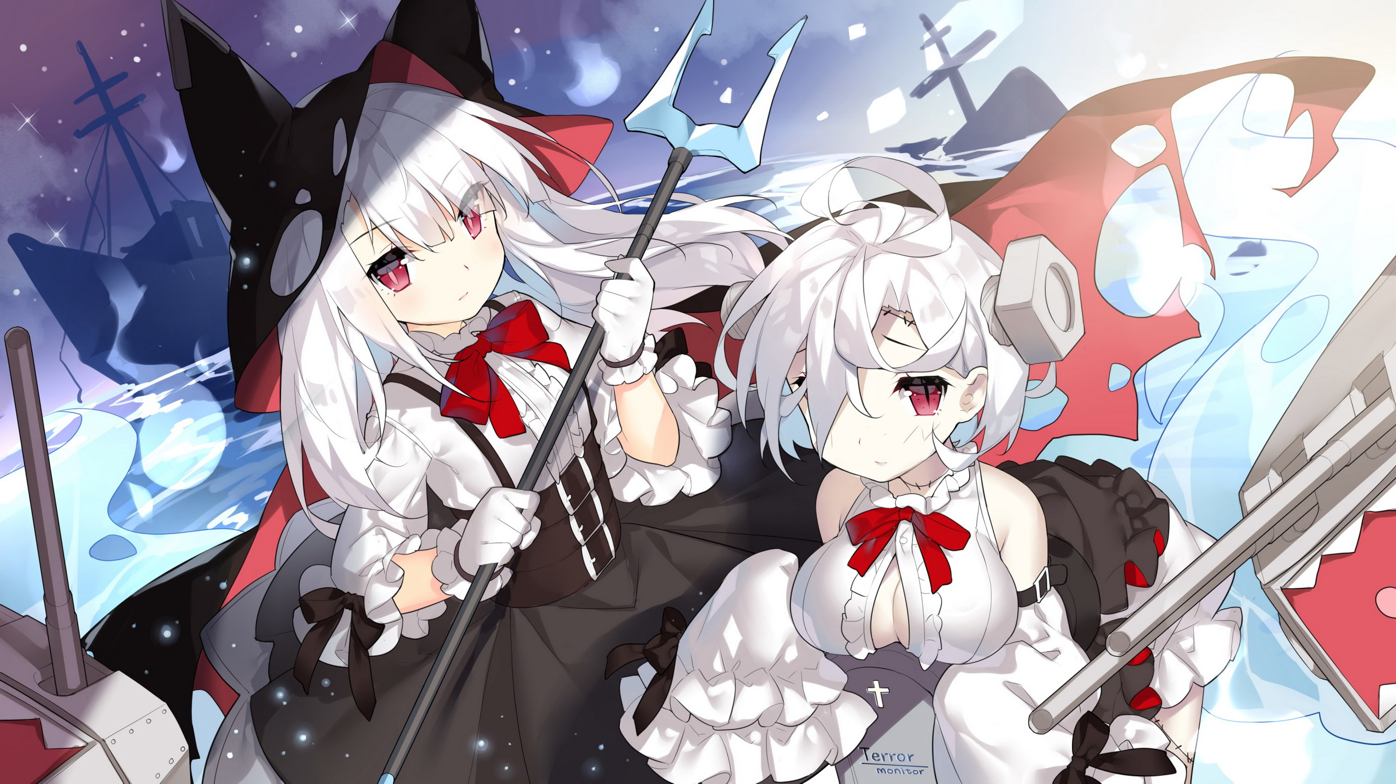 Фанфики azur. Азур Лейн Erebus. Terror Azur Lane. Азур Лейн обои.