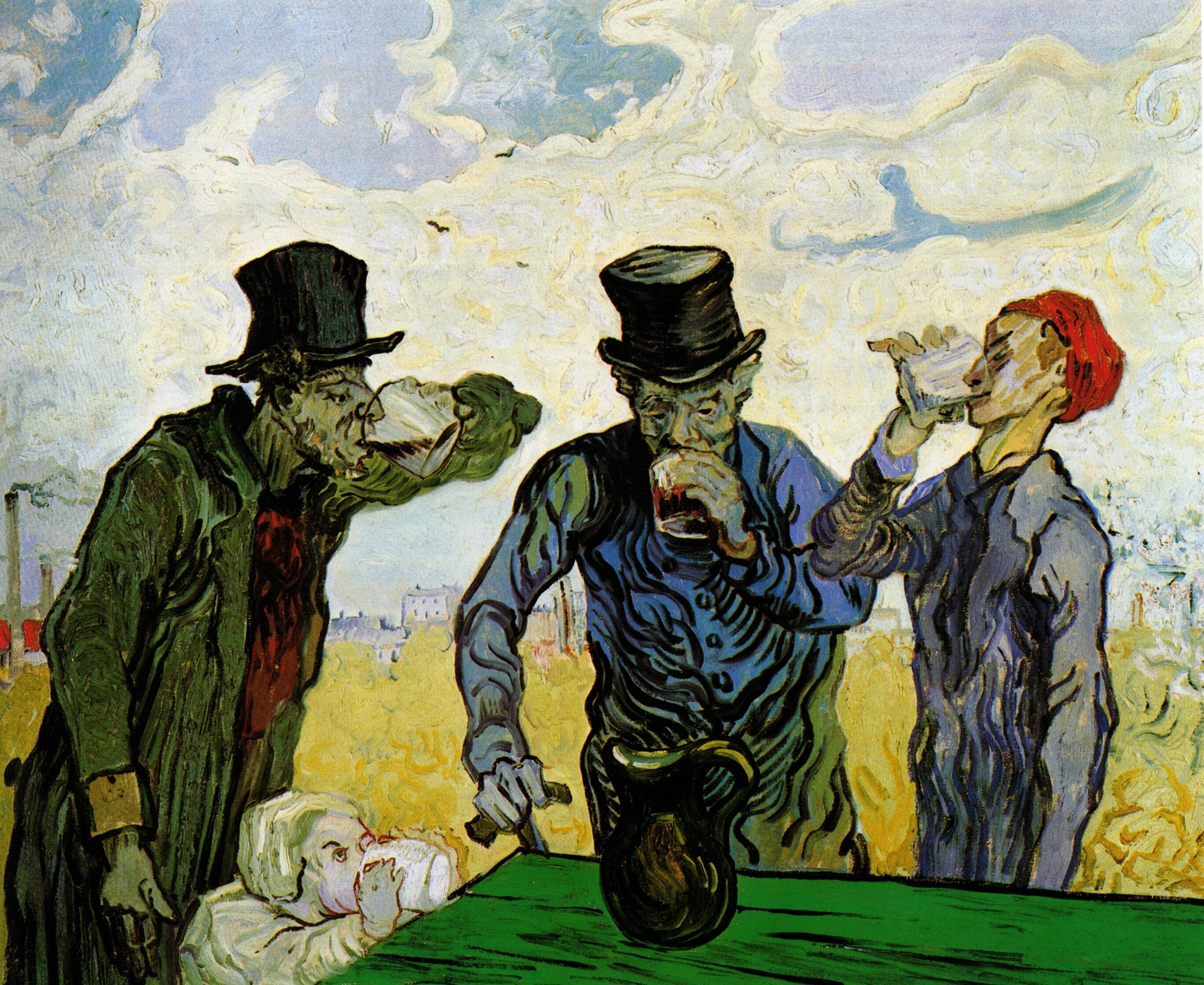Ван Гог пьяницы картина