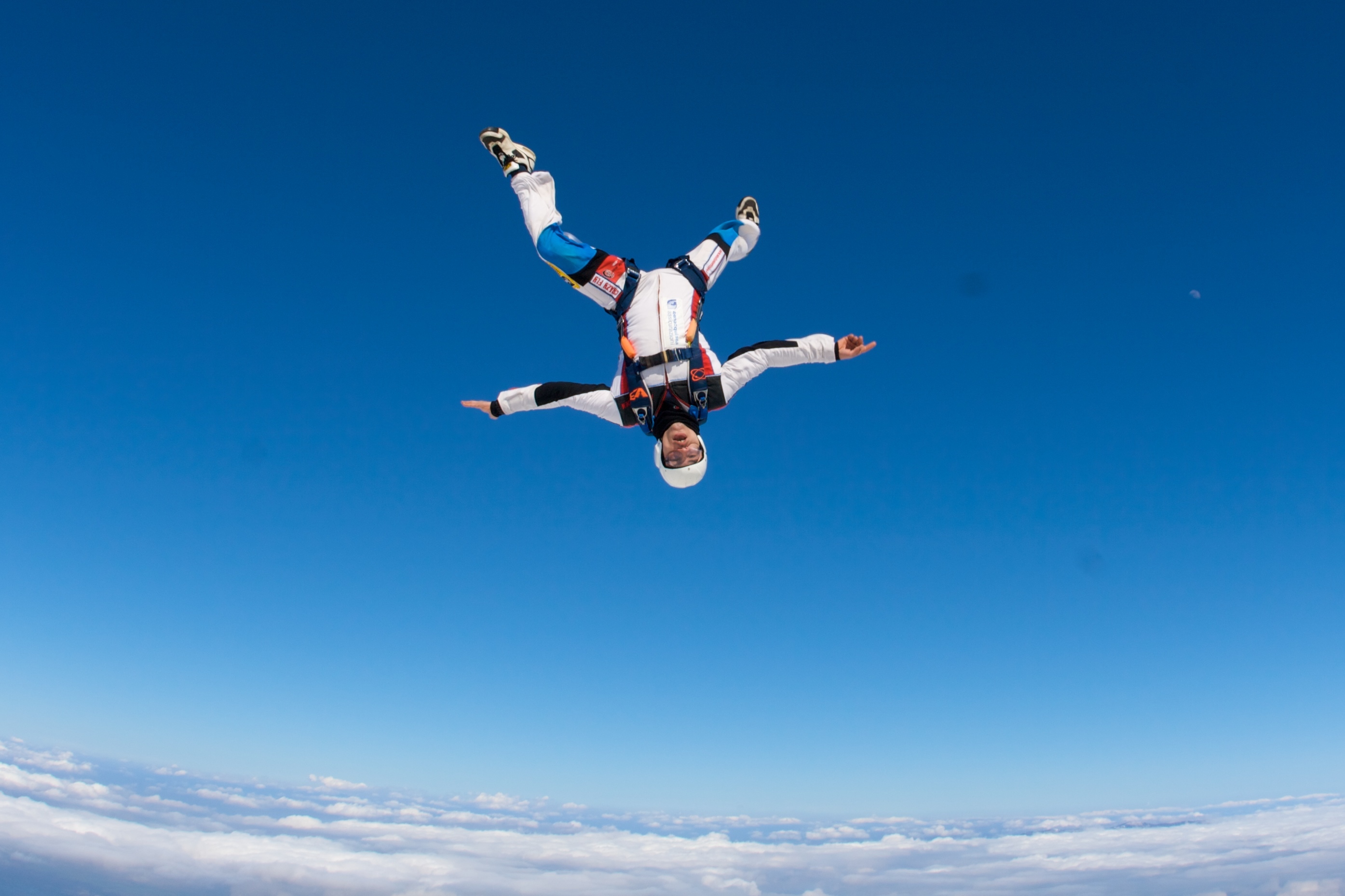 Topless Skydiver