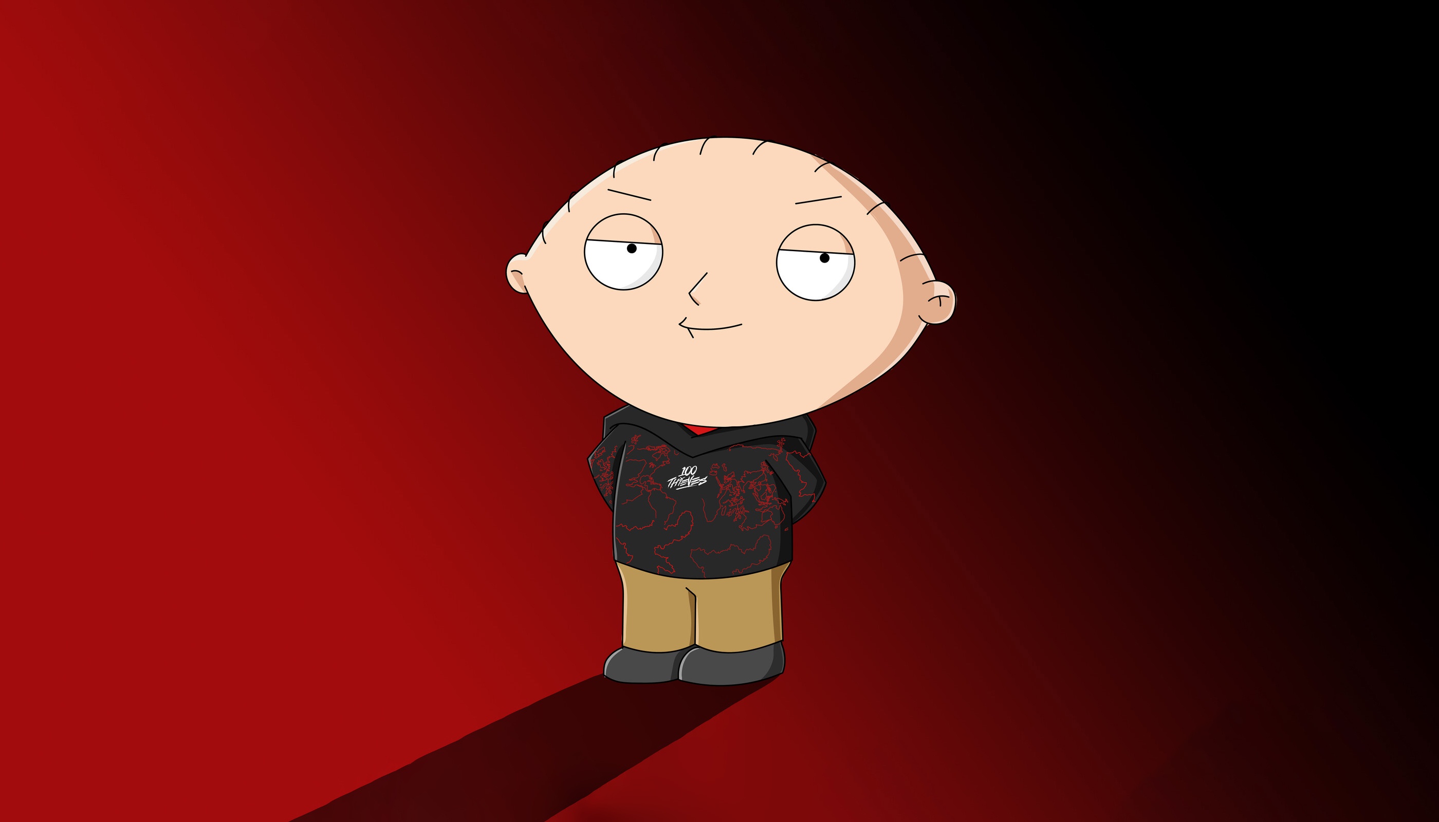 Обои Гриффины, Стьюи, Family Guy, Мультфильм, Stewie, Стьюи Гриффин, Stewie  Griffin, Griffin на телефон и рабочий стол, раздел минимализм, разрешение  2800x1600 - скачать