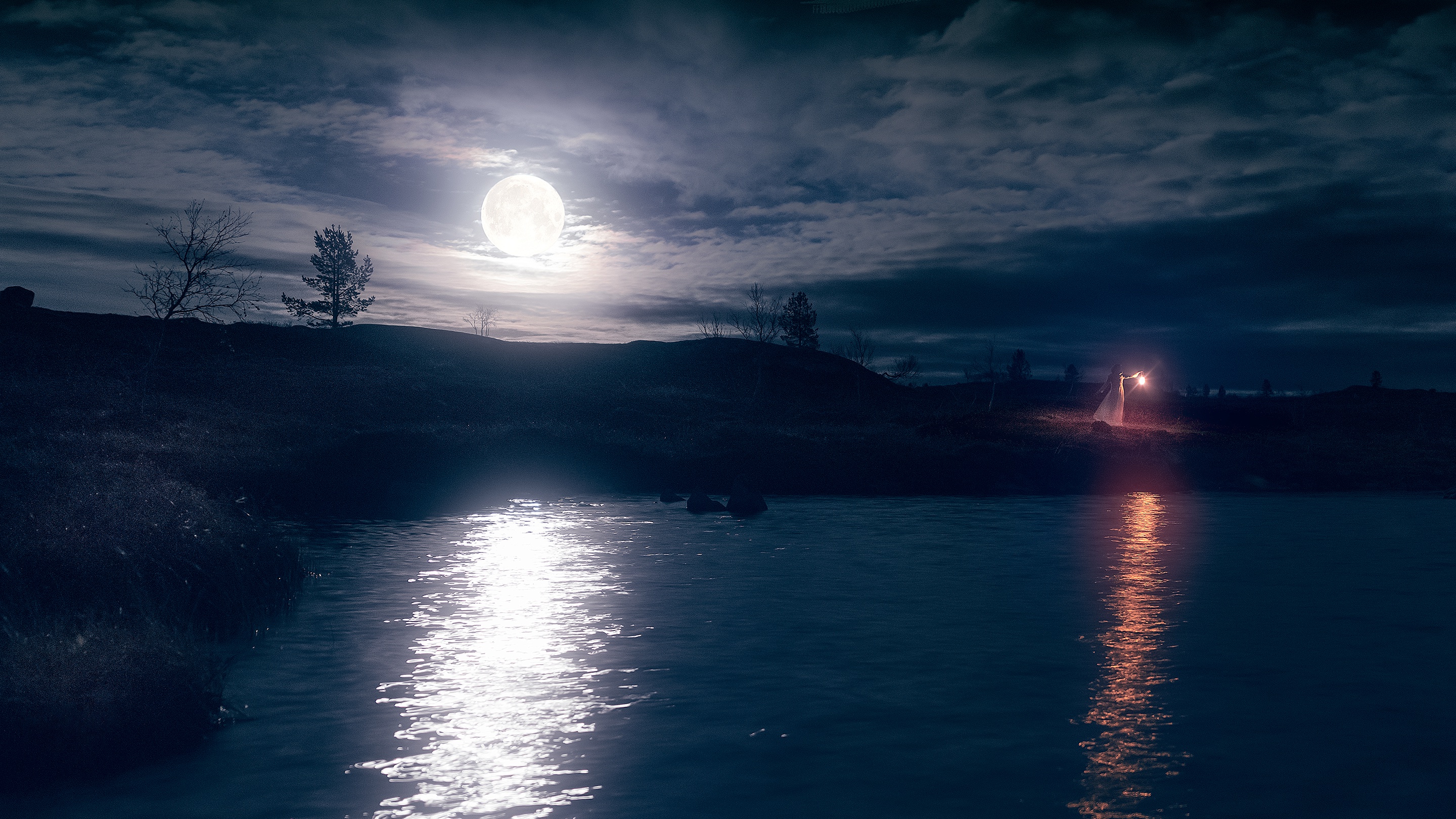 Озаренный светом луны. Ночное море. Природа ночью. Лунная ночь. Красивые ночные пейзажи.