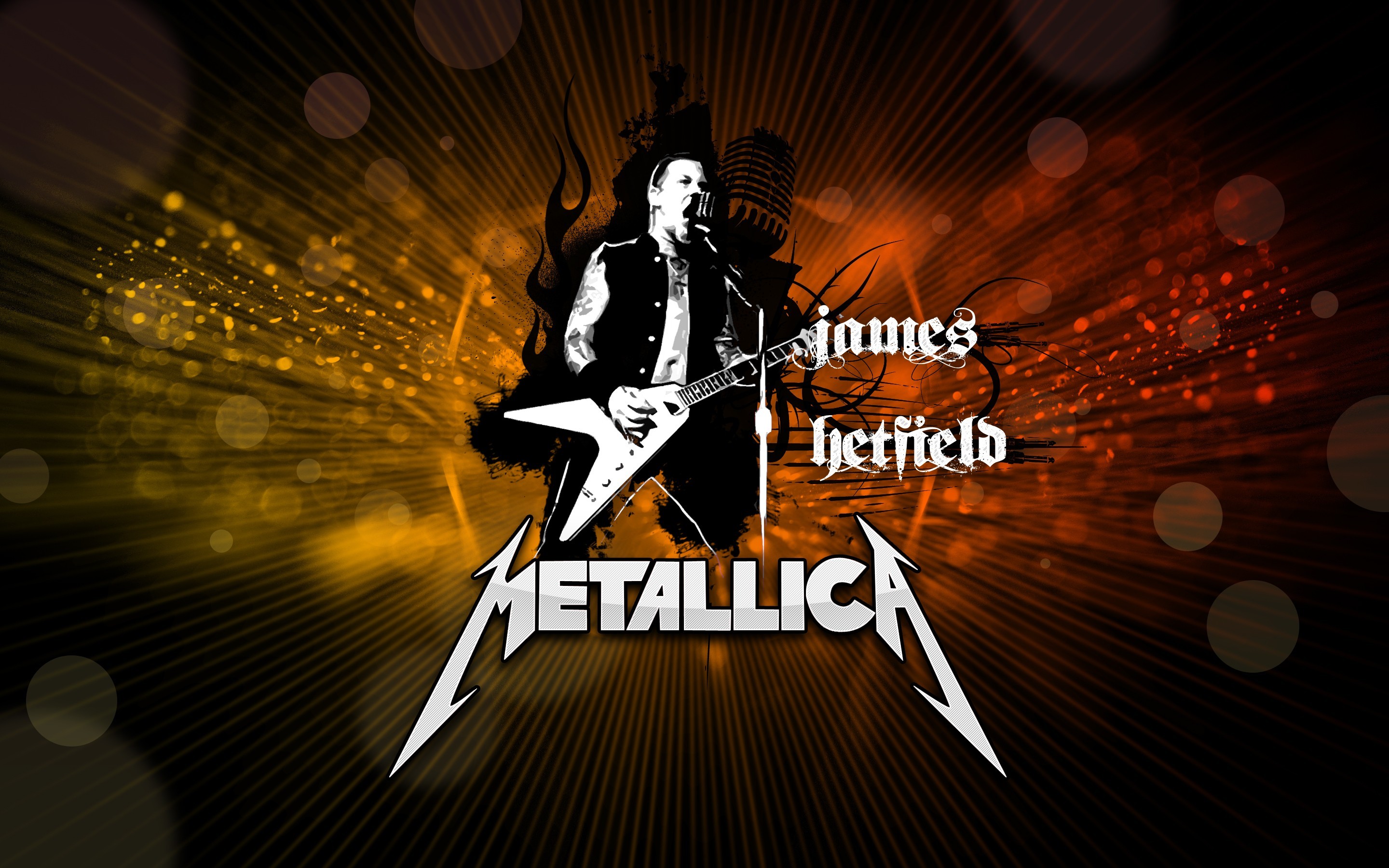 Обои металл, гитарист, rock, рок, metallica, электрогитара, металлика,  james hetfield на телефон и рабочий стол, раздел музыка, разрешение  2880x1800 - скачать