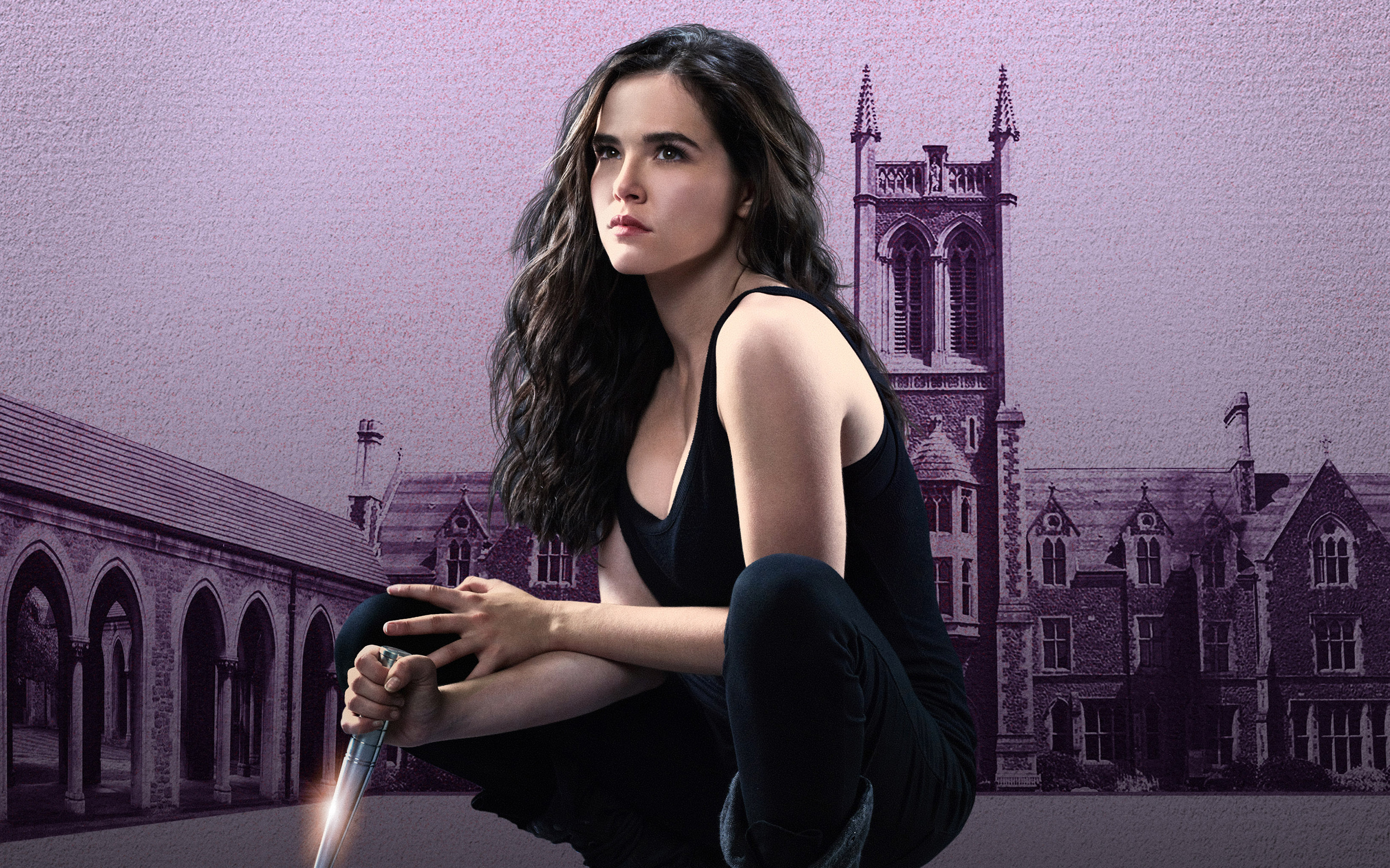 Скачать обои TV Series, Zoey Deutch, Vampire Academy, раздел фильмы в  разрешении 2880x1800