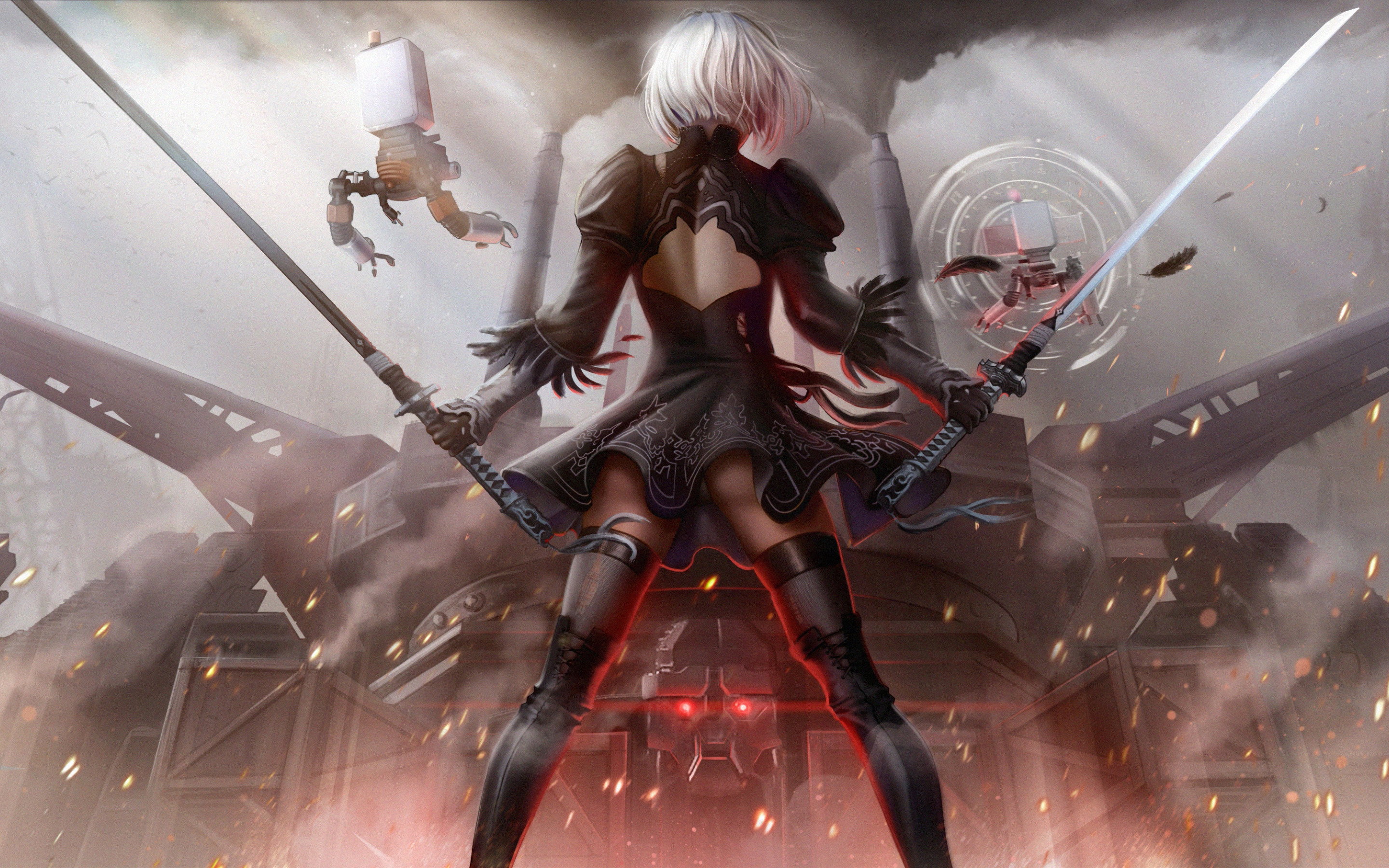 Nier automata wallpaper steam фото 9