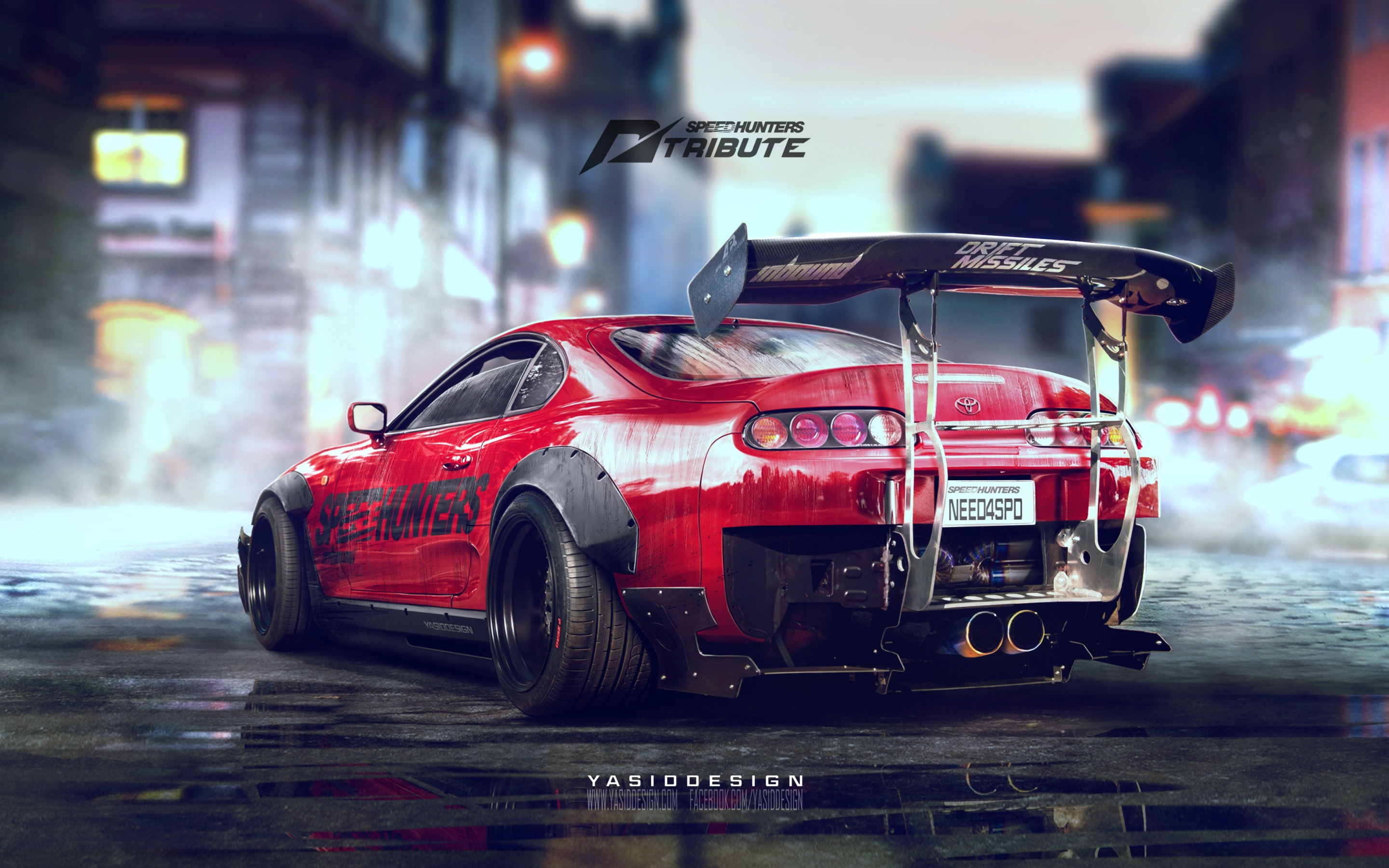 Скачать обои Toyota, Drift, Supra, Tuning, Spoiler, Need for speed,  Speedhunters, 2JZ, раздел toyota в разрешении 2880x1800