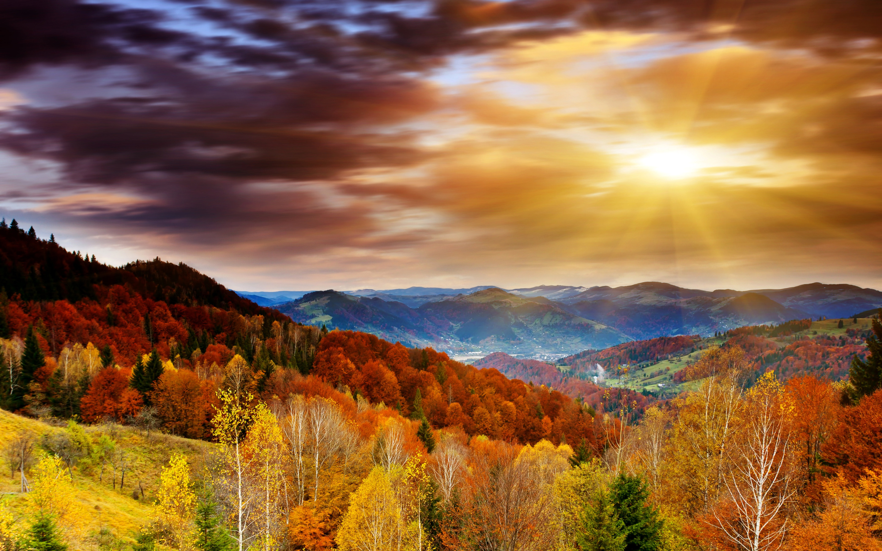 Autumn is beautiful. Красивая осень. Осенний пейзаж. Природа осенью. Яркая осень.