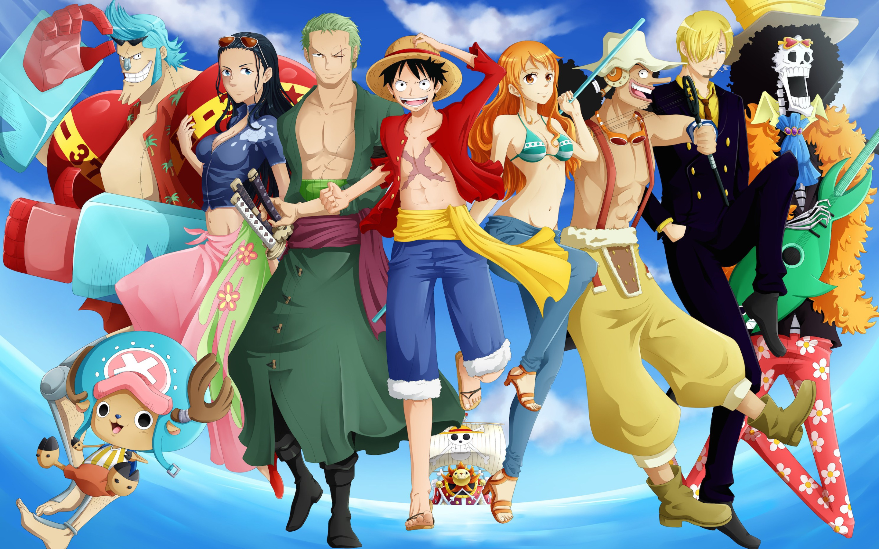 Скачать обои music, game, Chopper, One Piece, pirate, weapon, anime,  katana, раздел сёнэн в разрешении 2880x1800