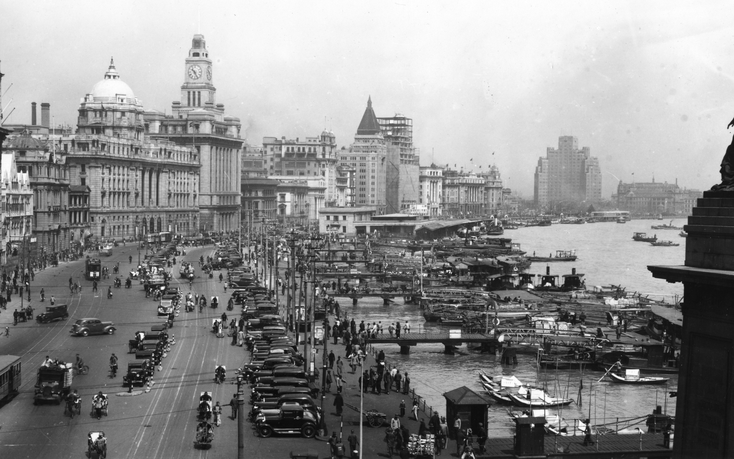 Какие города были в 1930 году. Шанхай 1930. Шанхай 1920-х-1930-е. Шанхай 1930 годы. Порт Шанхай 1940-е.