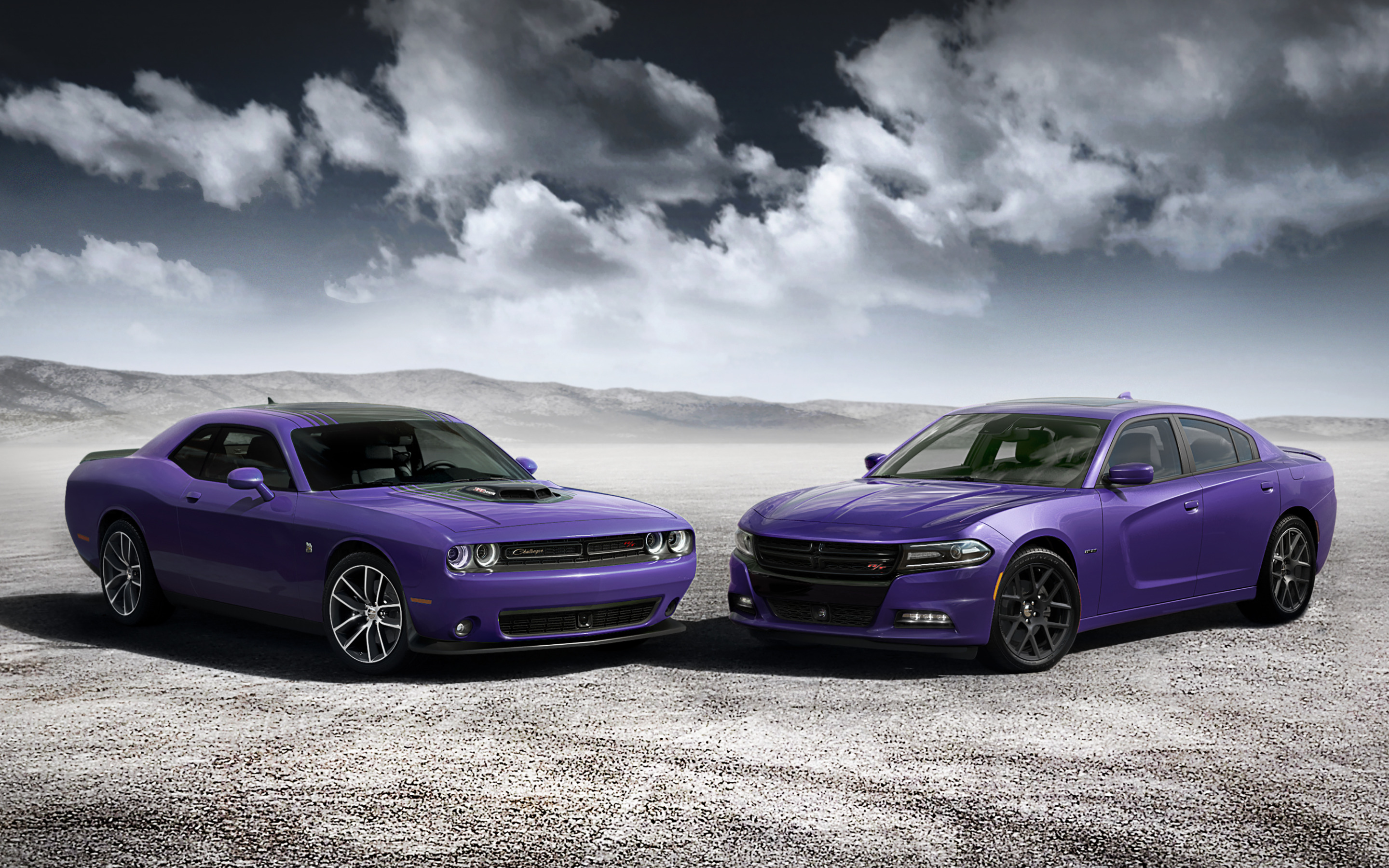 Two cars. Dodge Charger Challenger. Додж Челленджер 2016. Додж Чарджер и Челленджер. Додж Чарджер фиолетовый.