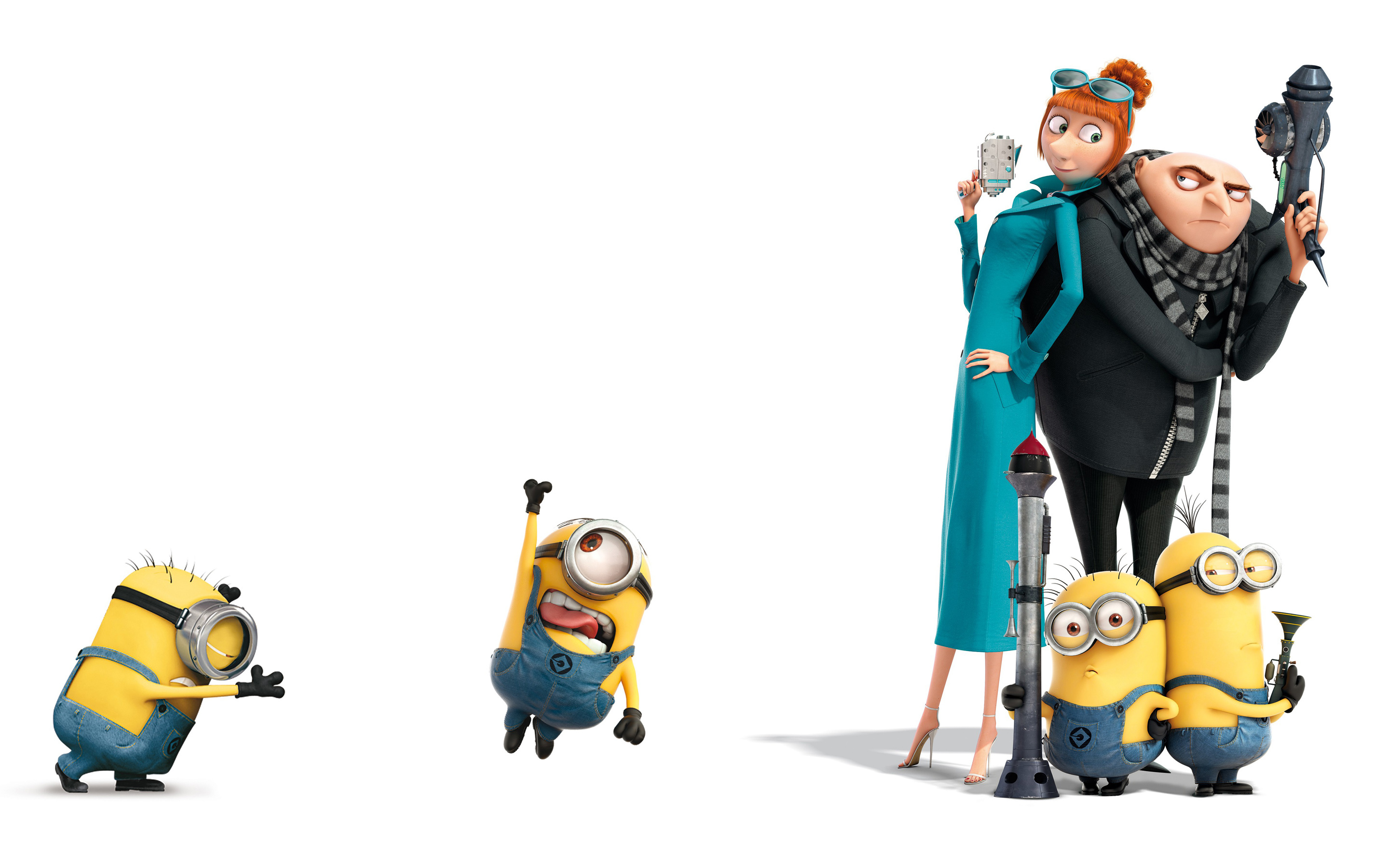 Обои Minions, Миньоны, Despicable Me 2, Гадкий Я на телефон и рабочий стол,  раздел фильмы, разрешение 2880x1800 - скачать